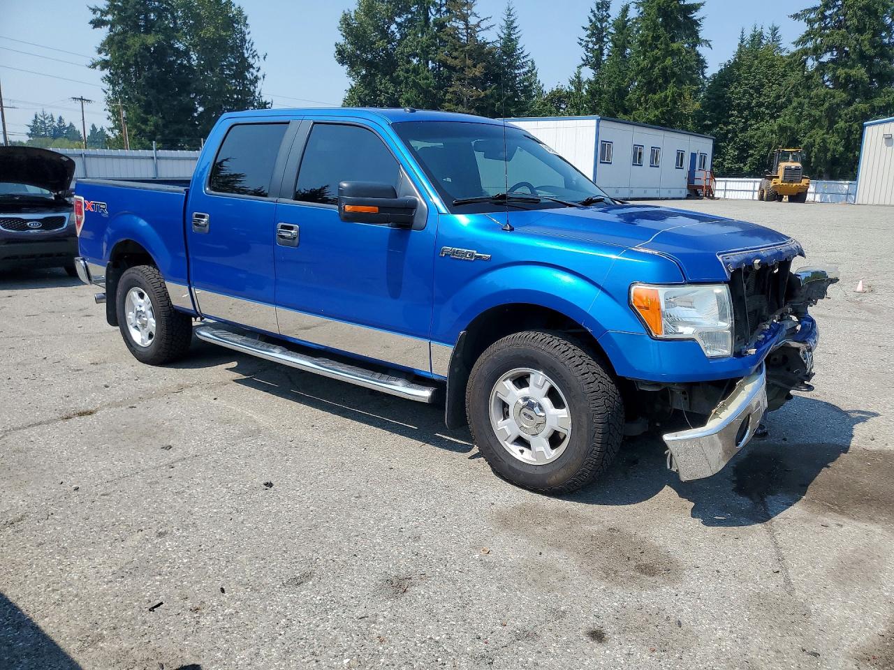 2012 Ford F150 Supercrew Blue vin: 1FTFW1EF6CFB18616