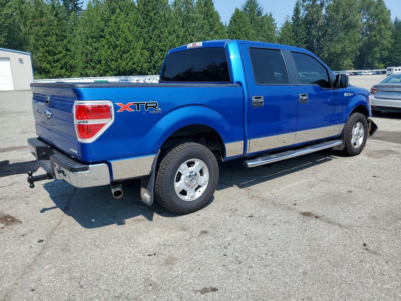 2012 Ford F150 Supercrew Blue vin: 1FTFW1EF6CFB18616