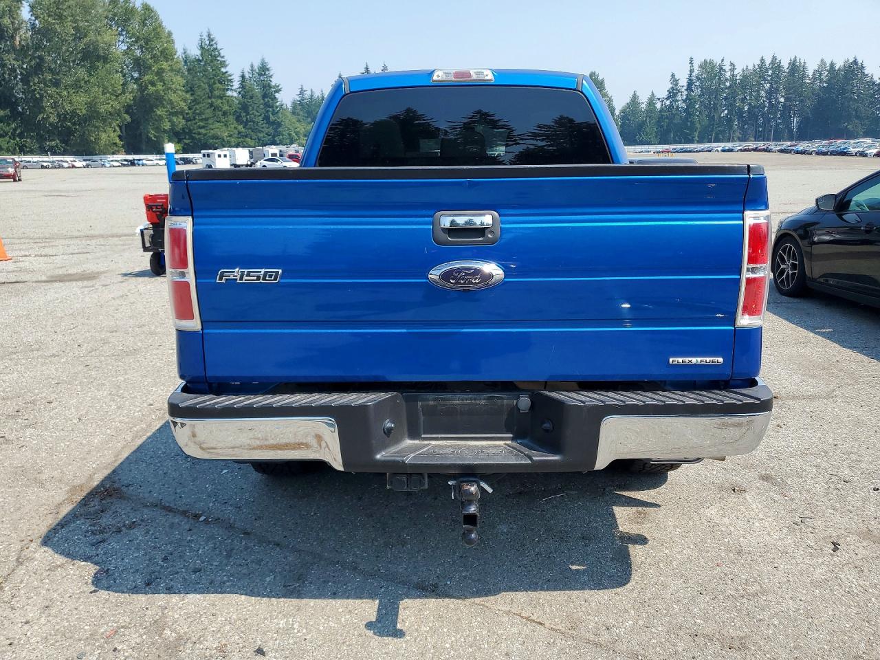 2012 Ford F150 Supercrew Blue vin: 1FTFW1EF6CFB18616
