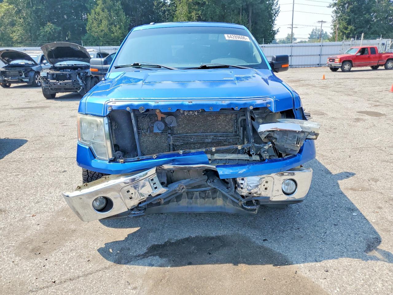 2012 Ford F150 Supercrew Blue vin: 1FTFW1EF6CFB18616