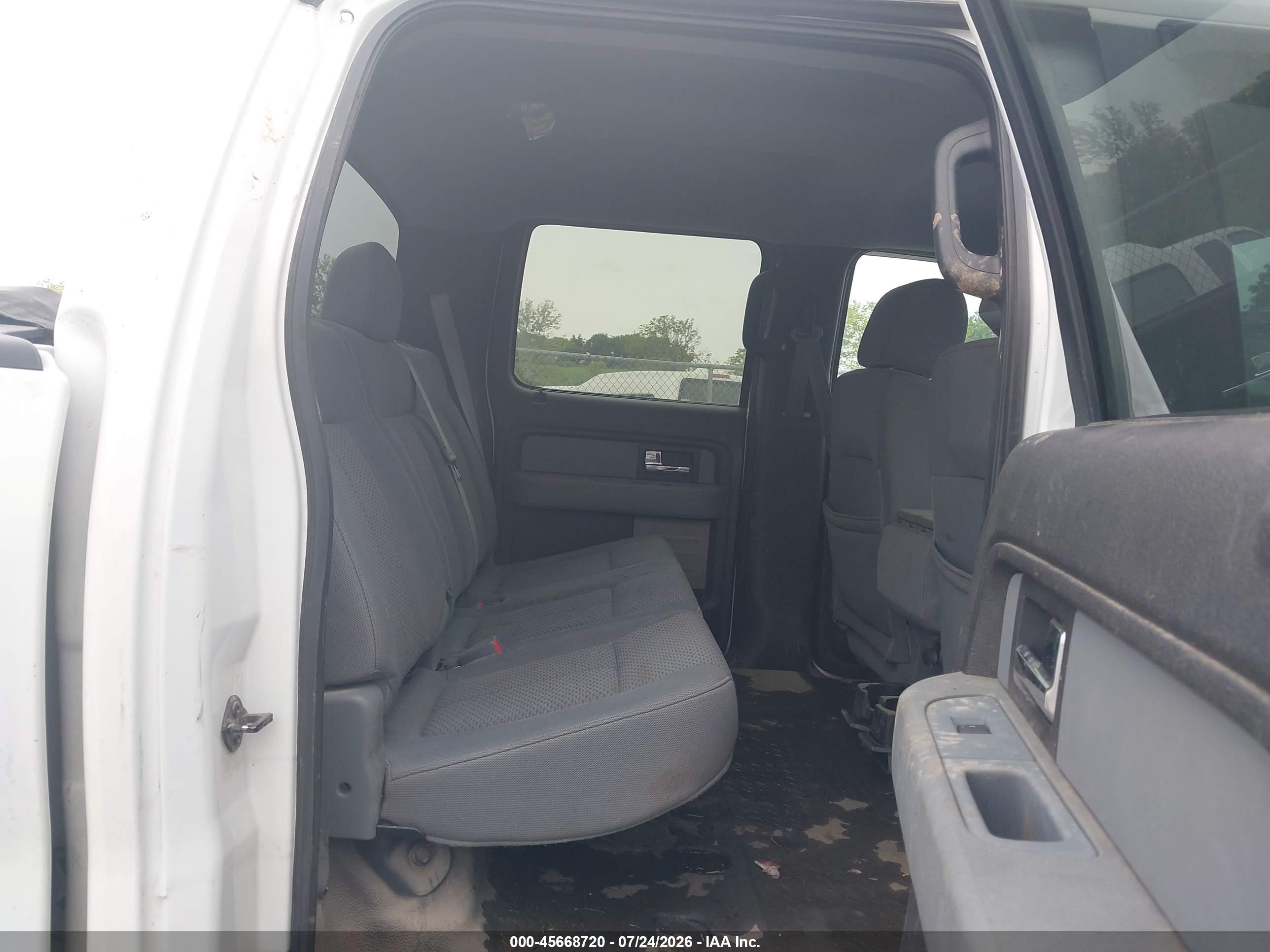 2012 Ford F-150 Xlt White vin: 1FTFW1EF6CFB58050