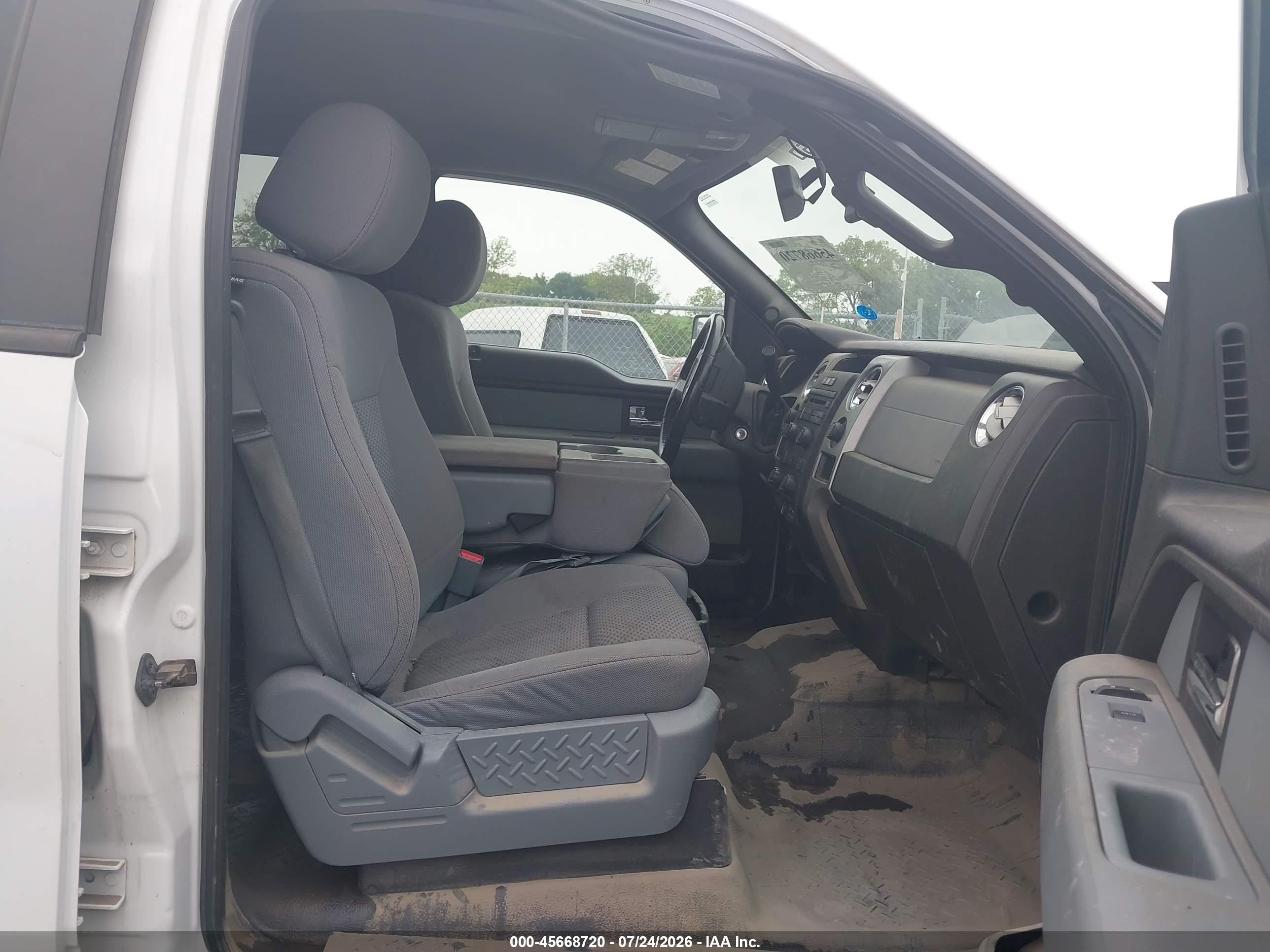 2012 Ford F-150 Xlt White vin: 1FTFW1EF6CFB58050