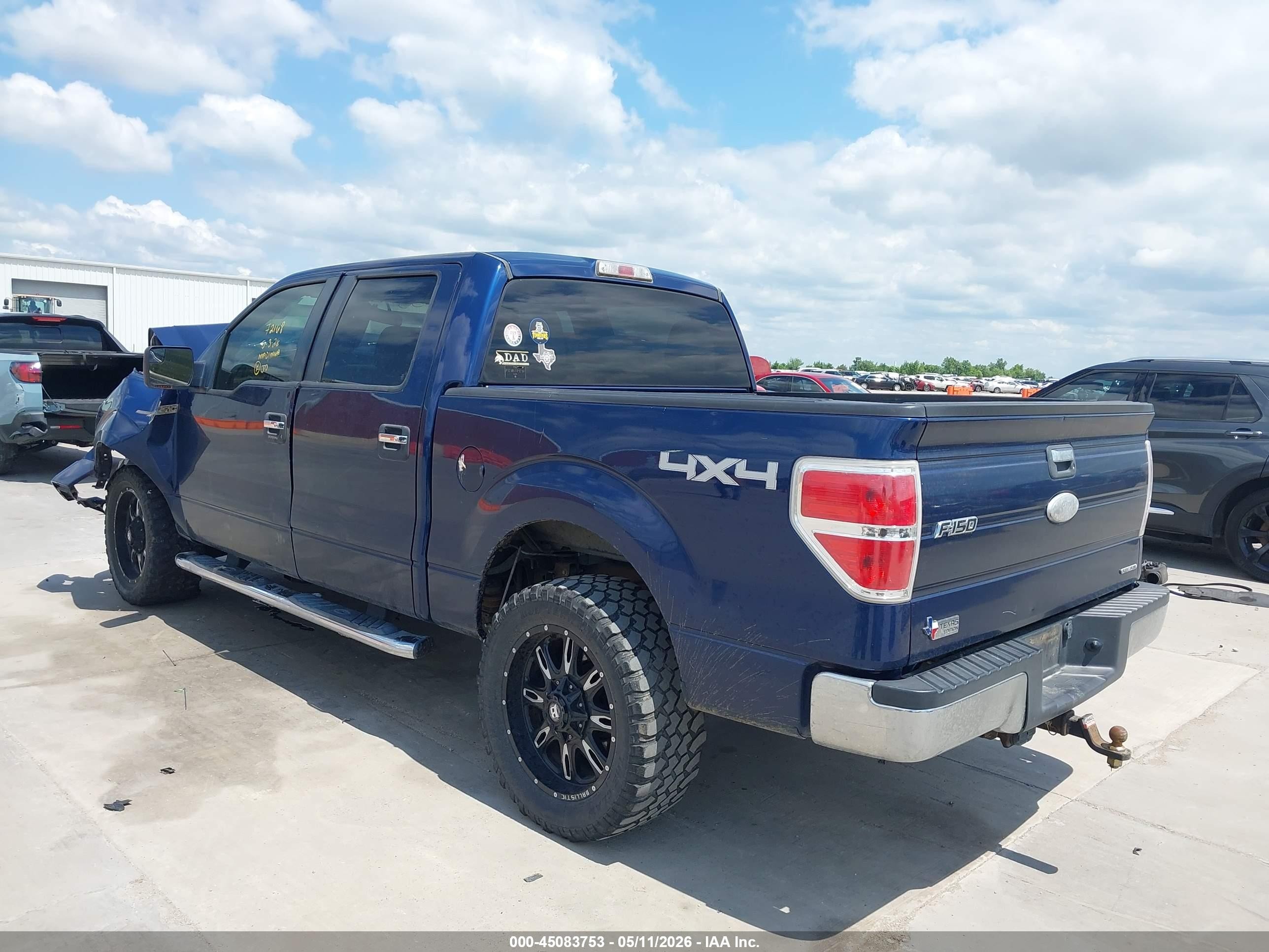 2012 Ford F-150 Xlt Blue vin: 1FTFW1EF6CFB71610