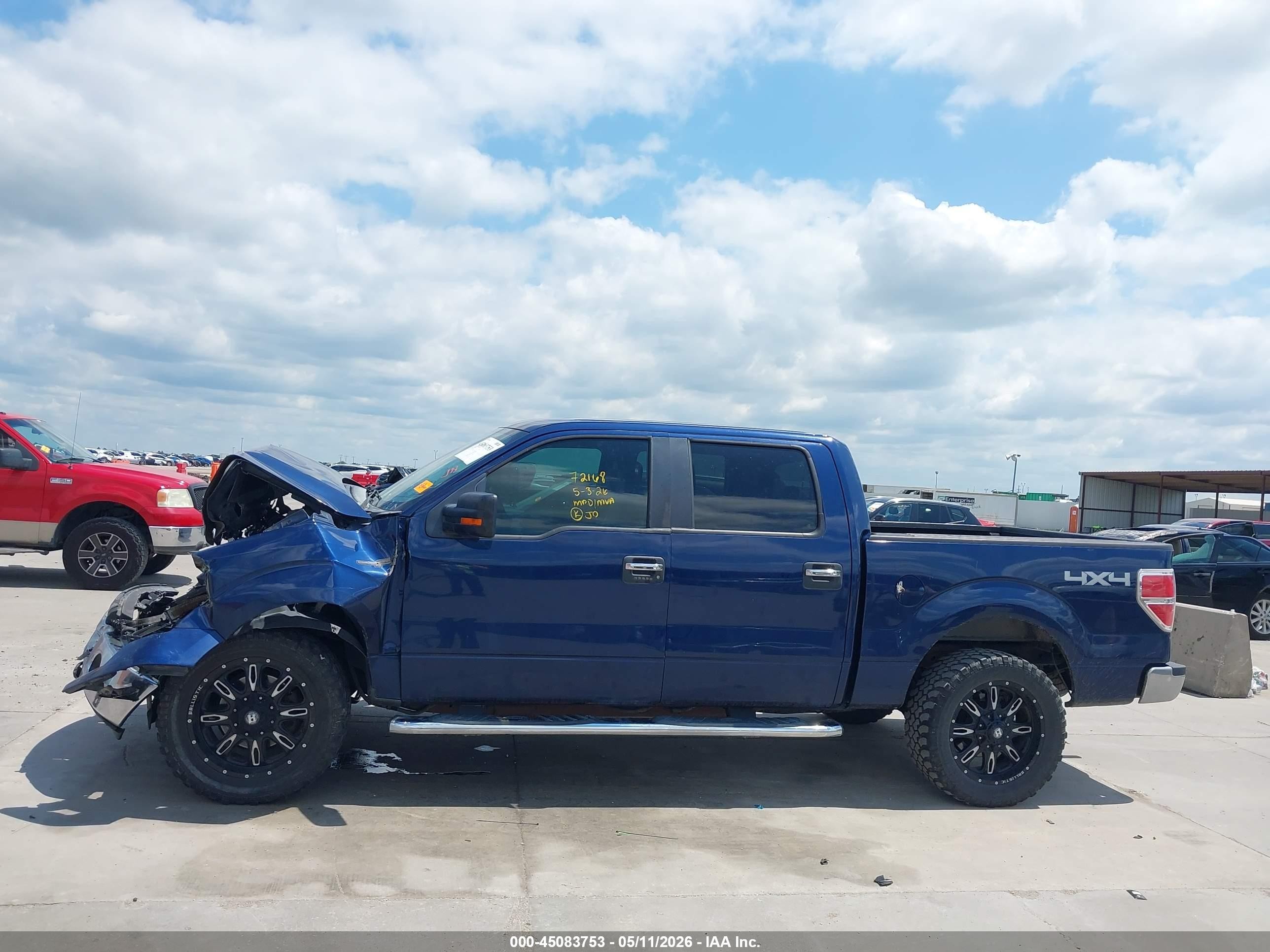2012 Ford F-150 Xlt Blue vin: 1FTFW1EF6CFB71610