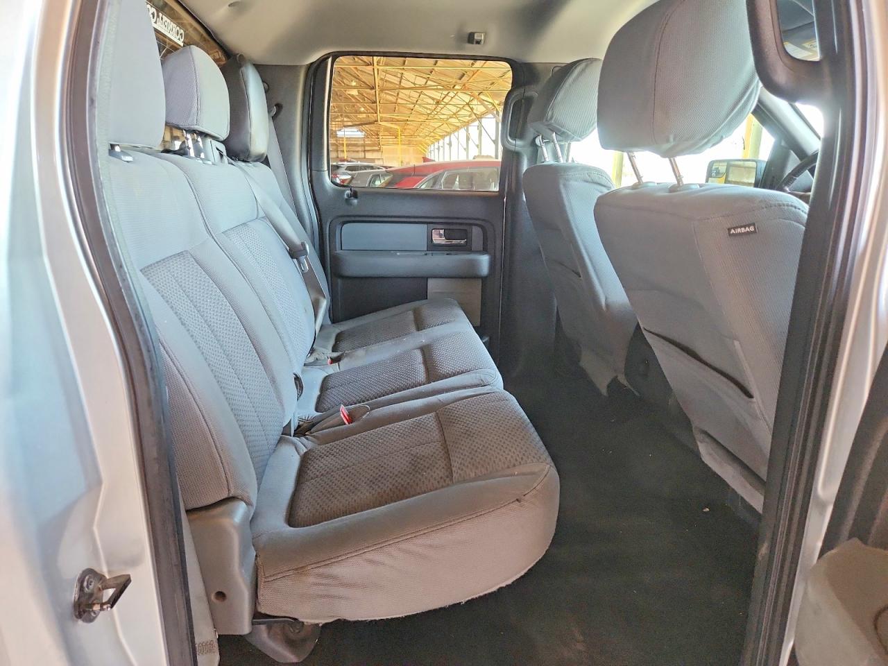 2012 Ford F150 Supercrew Silver vin: 1FTFW1EF6CFB75298