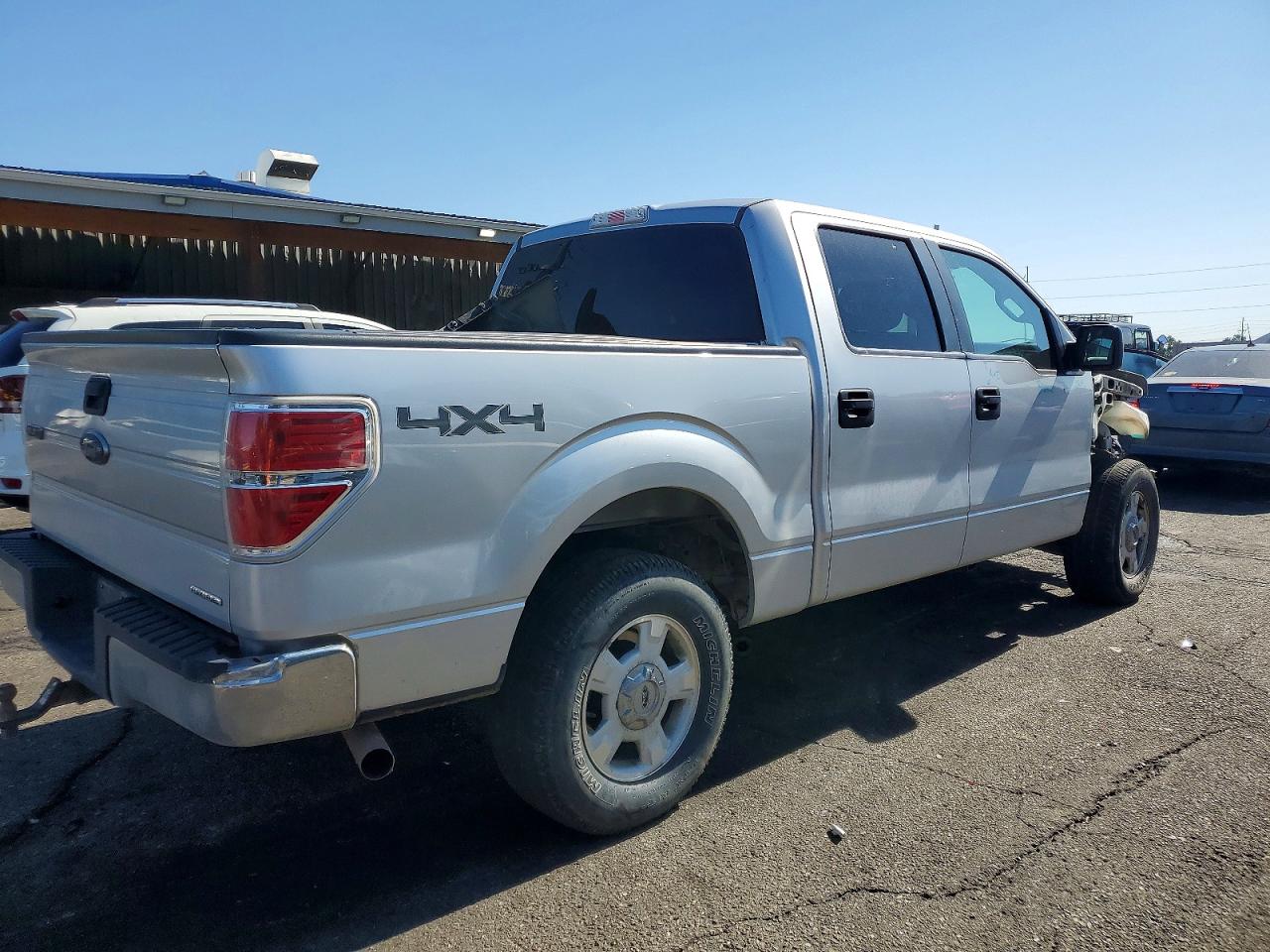2012 Ford F150 Supercrew Silver vin: 1FTFW1EF6CFC24452