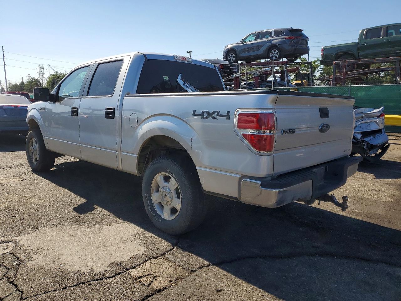 2012 Ford F150 Supercrew Silver vin: 1FTFW1EF6CFC24452