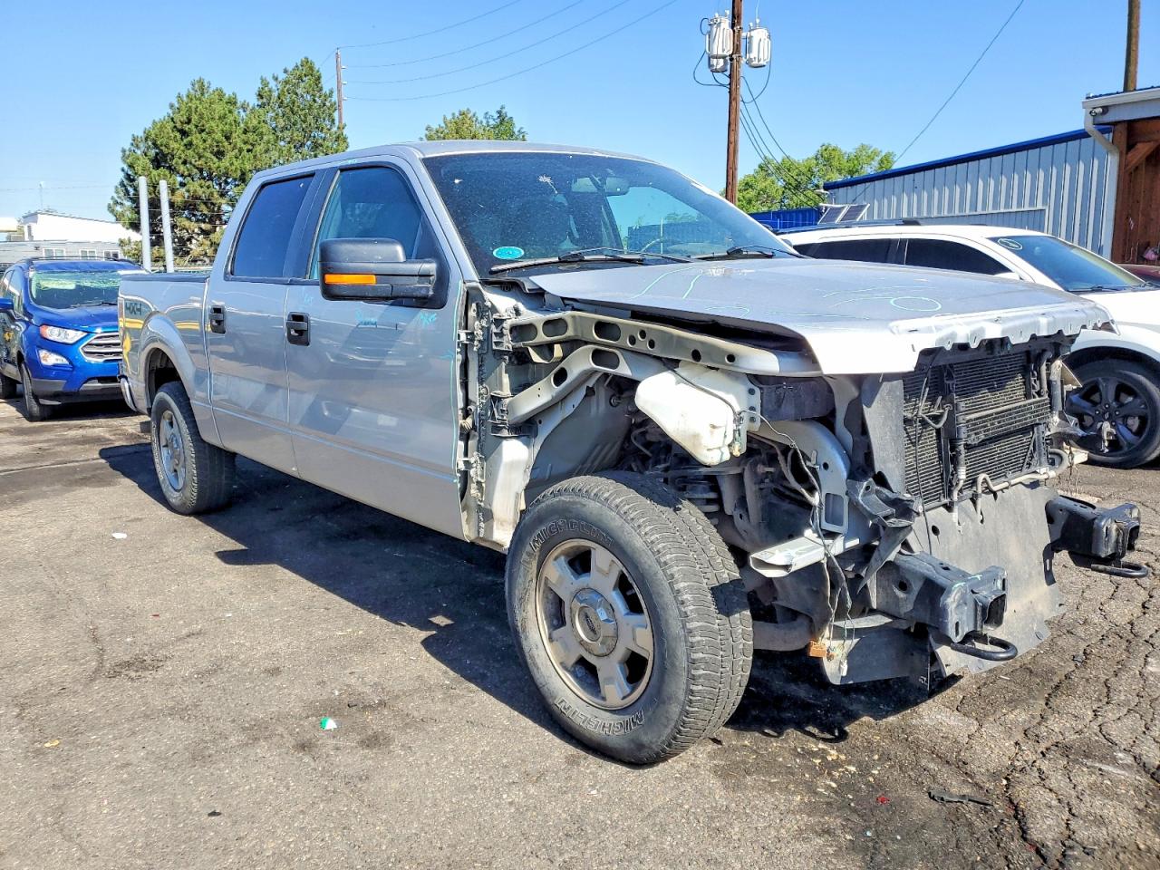 2012 Ford F150 Supercrew Silver vin: 1FTFW1EF6CFC24452