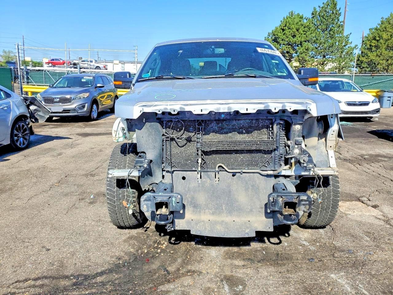 2012 Ford F150 Supercrew Silver vin: 1FTFW1EF6CFC24452