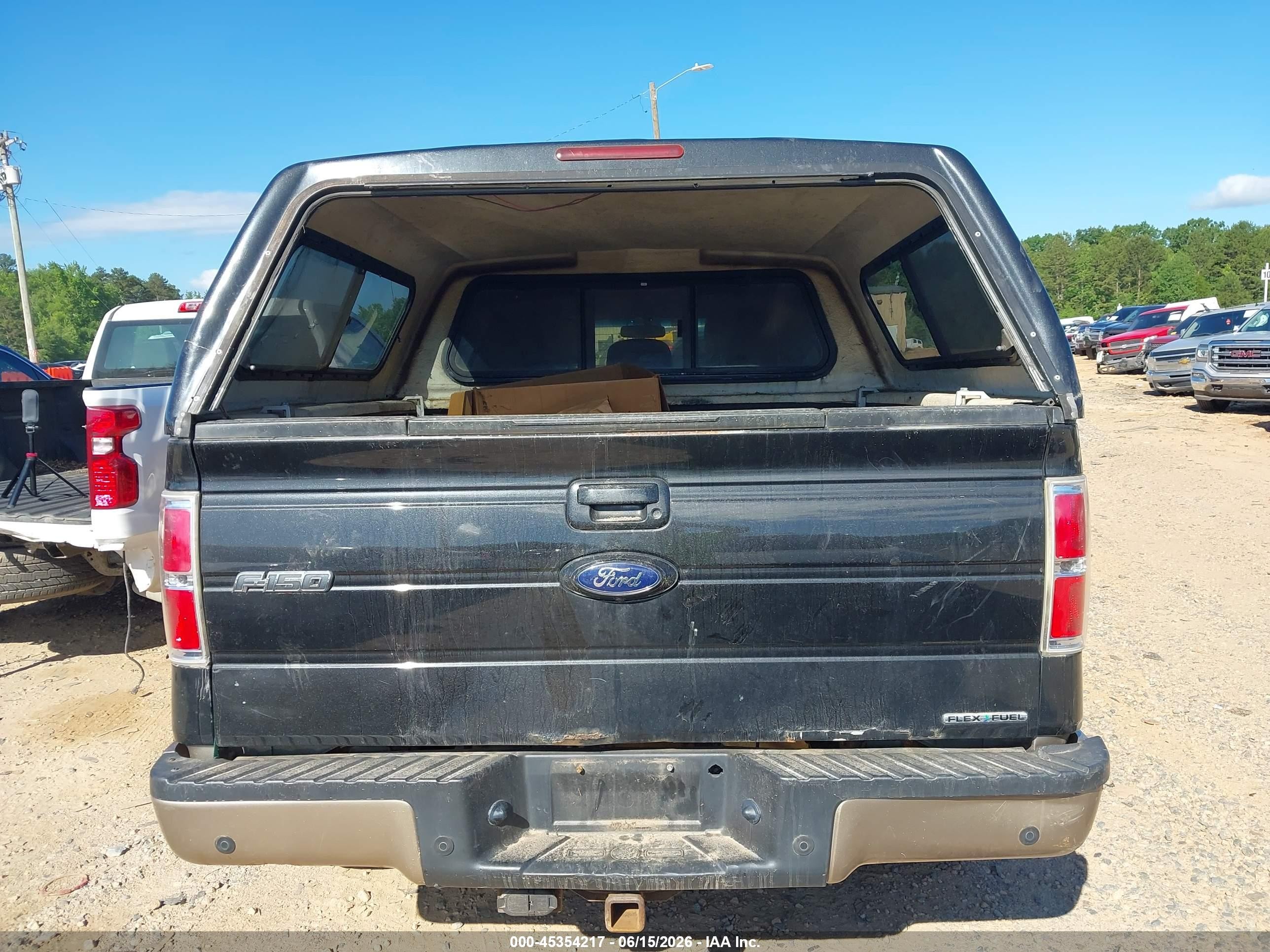 2012 Ford F-150 Lariat Black vin: 1FTFW1EF6CFC71870