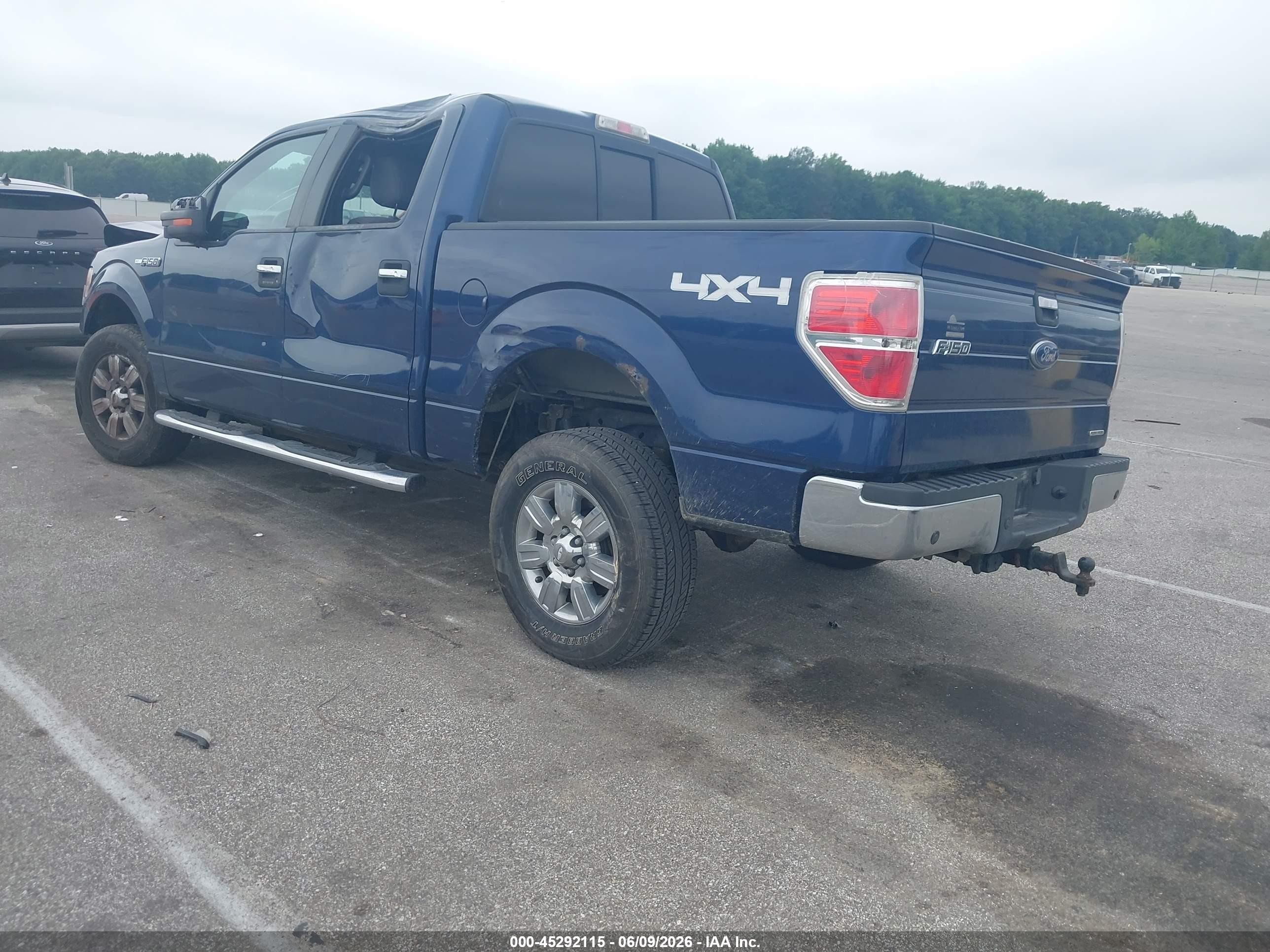 2012 Ford F-150 Xlt Blue vin: 1FTFW1EF6CFC73473