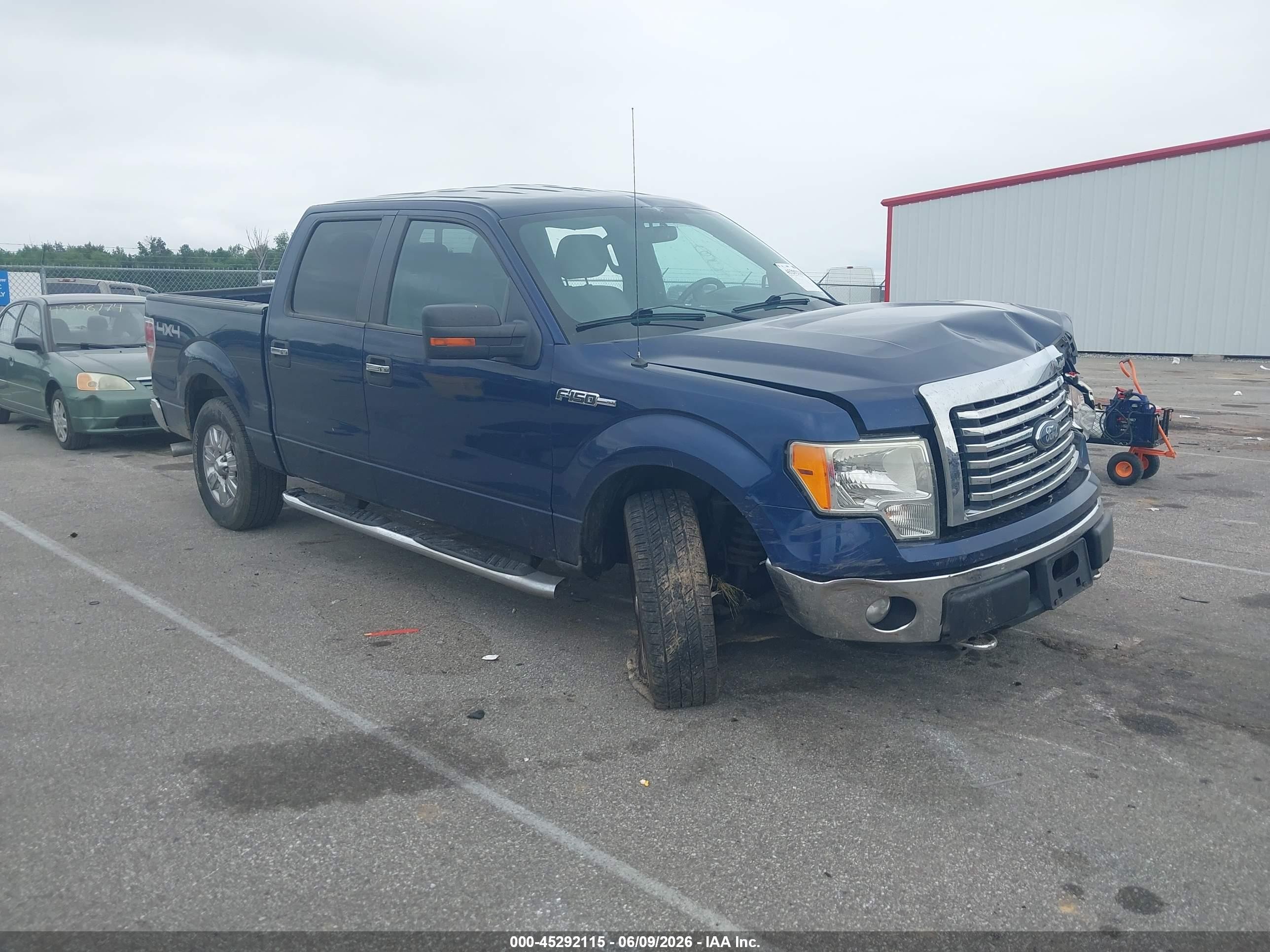 2012 Ford F-150 Xlt Blue vin: 1FTFW1EF6CFC73473