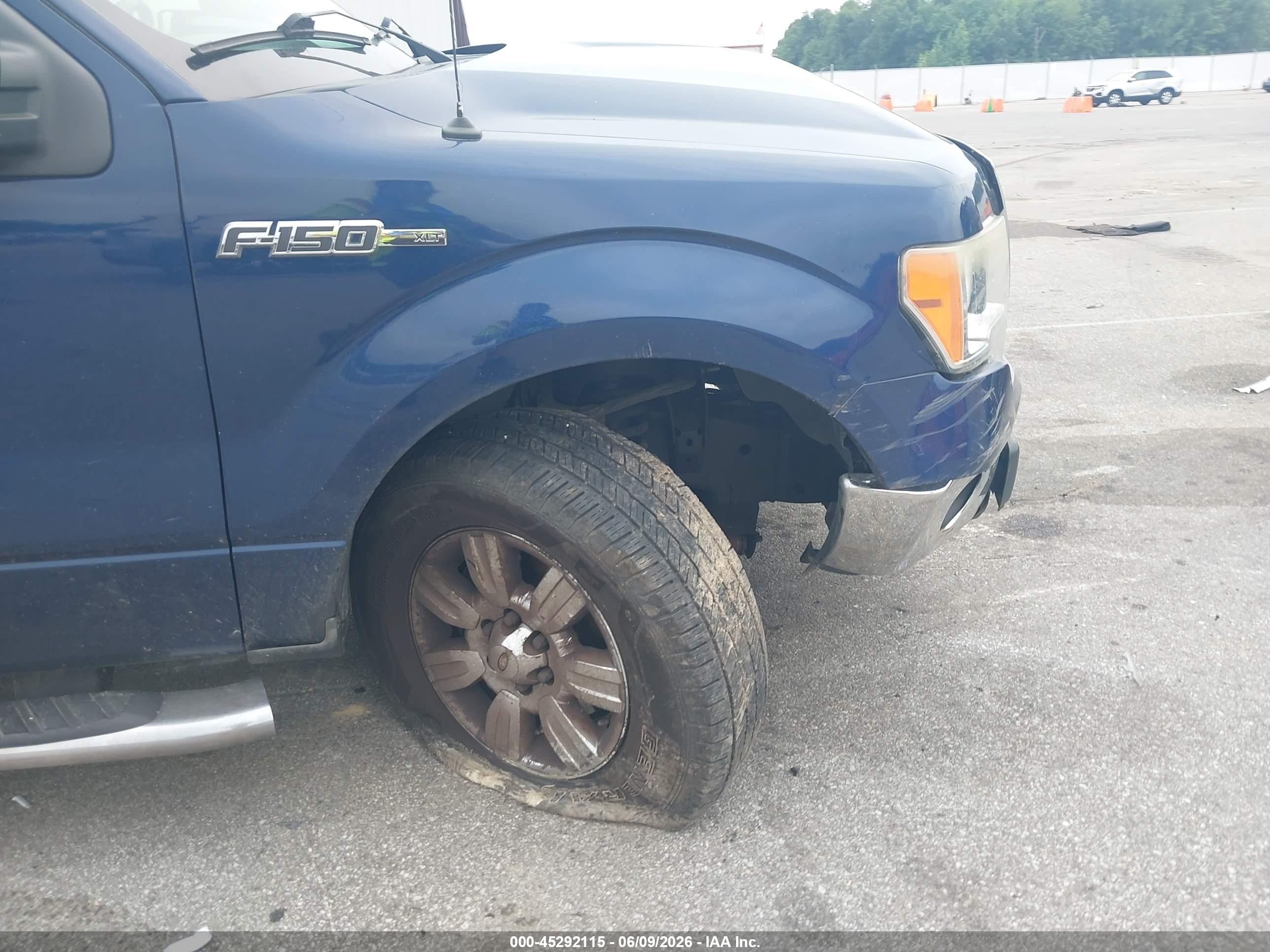 2012 Ford F-150 Xlt Blue vin: 1FTFW1EF6CFC73473