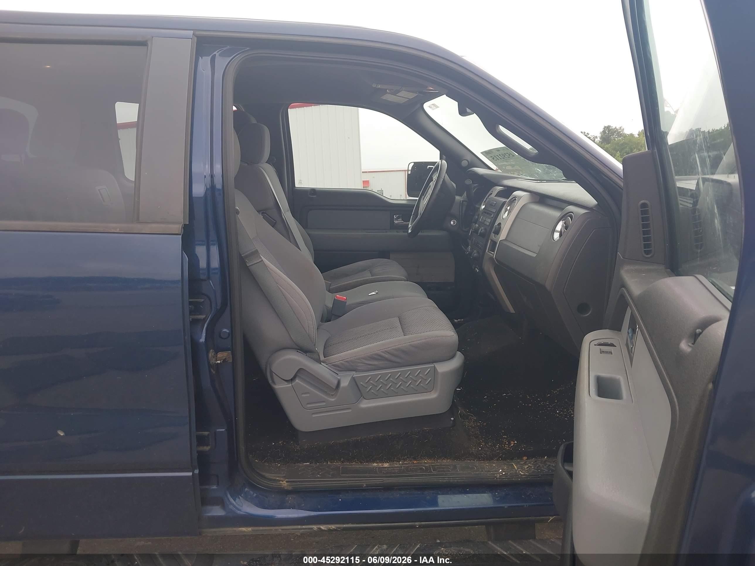 2012 Ford F-150 Xlt Blue vin: 1FTFW1EF6CFC73473