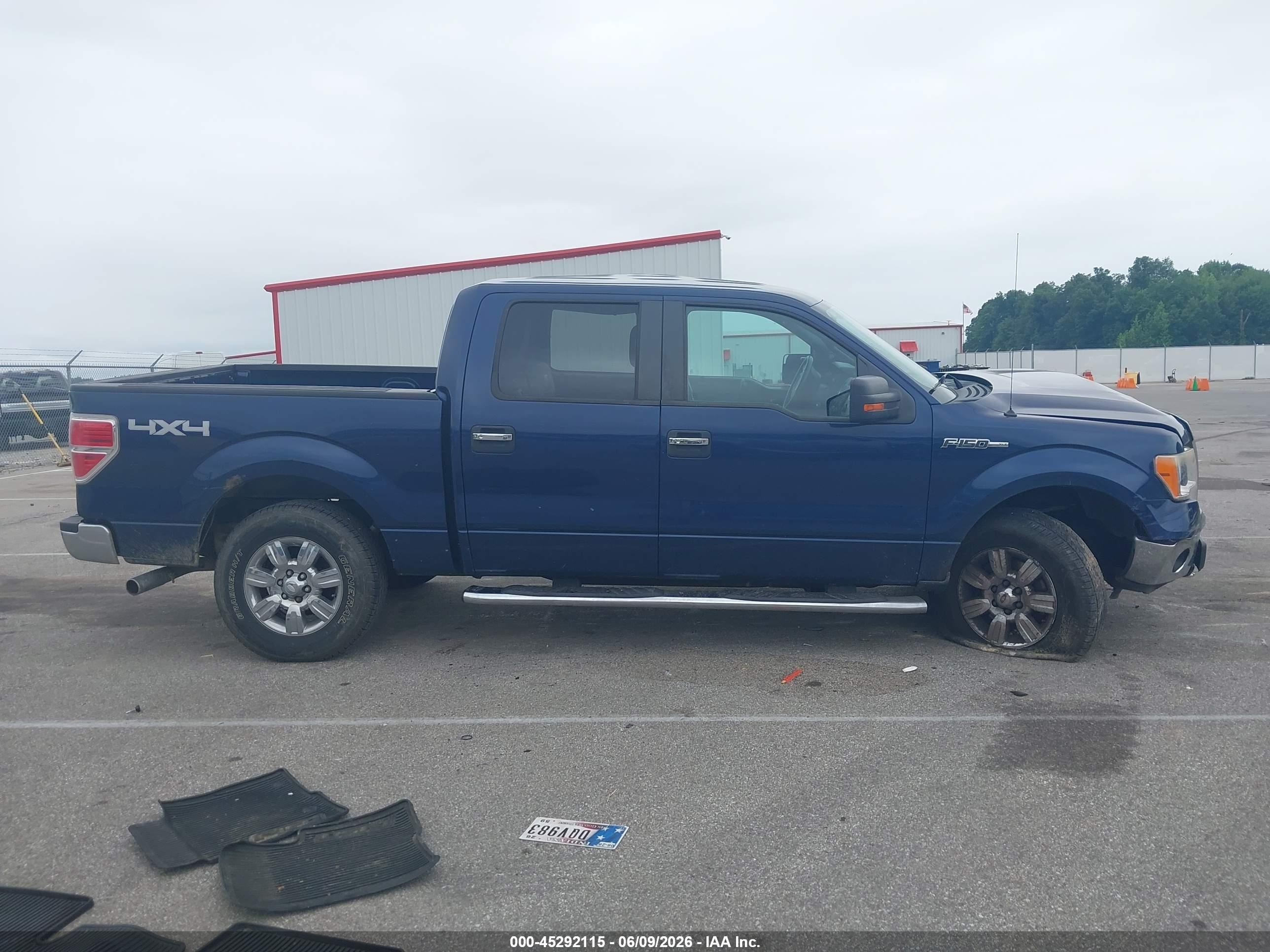 2012 Ford F-150 Xlt Blue vin: 1FTFW1EF6CFC73473