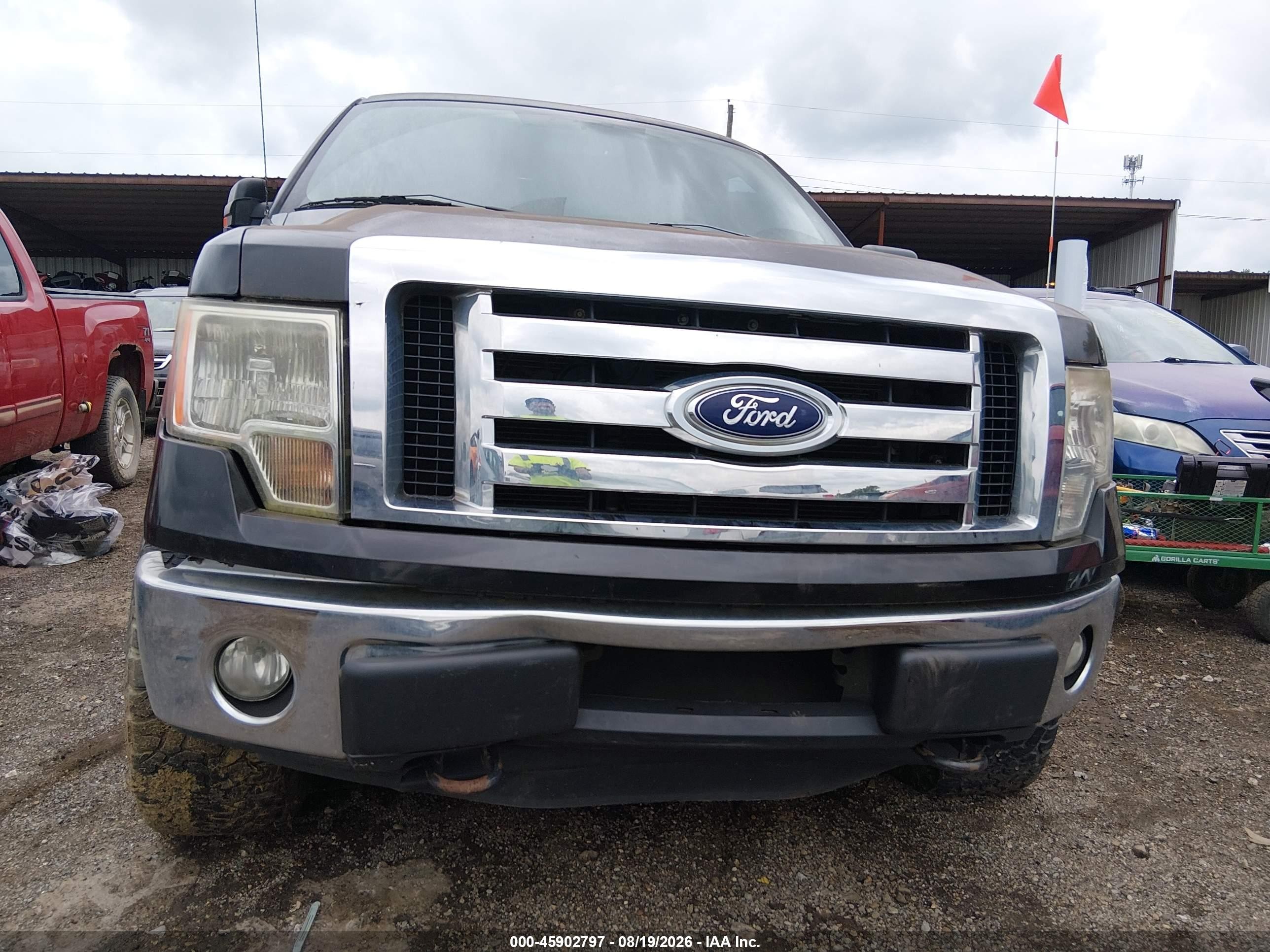 2012 Ford F150 Supercrew Черный vin: 1FTFW1EF6CFD00087