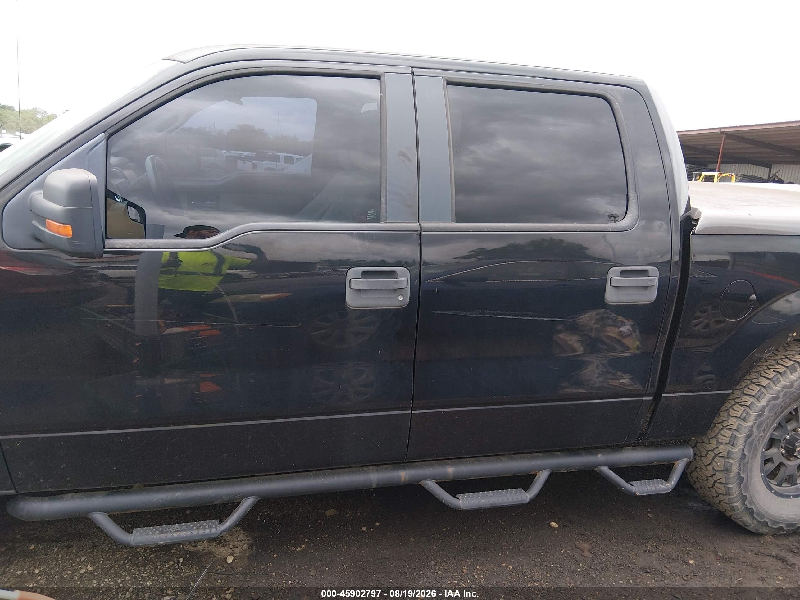 2012 Ford F150 Supercrew Черный vin: 1FTFW1EF6CFD00087
