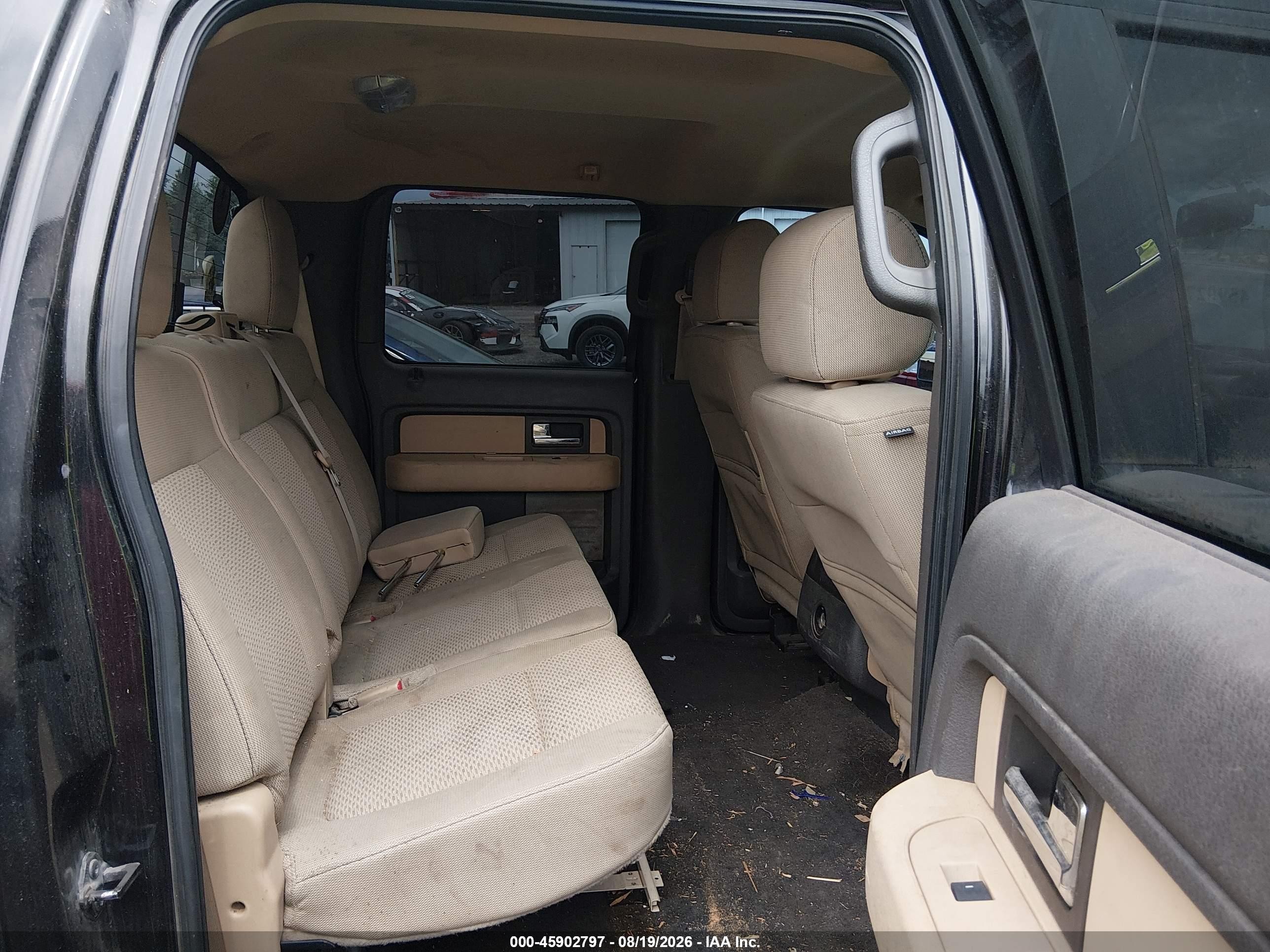 2012 Ford F150 Supercrew Черный vin: 1FTFW1EF6CFD00087