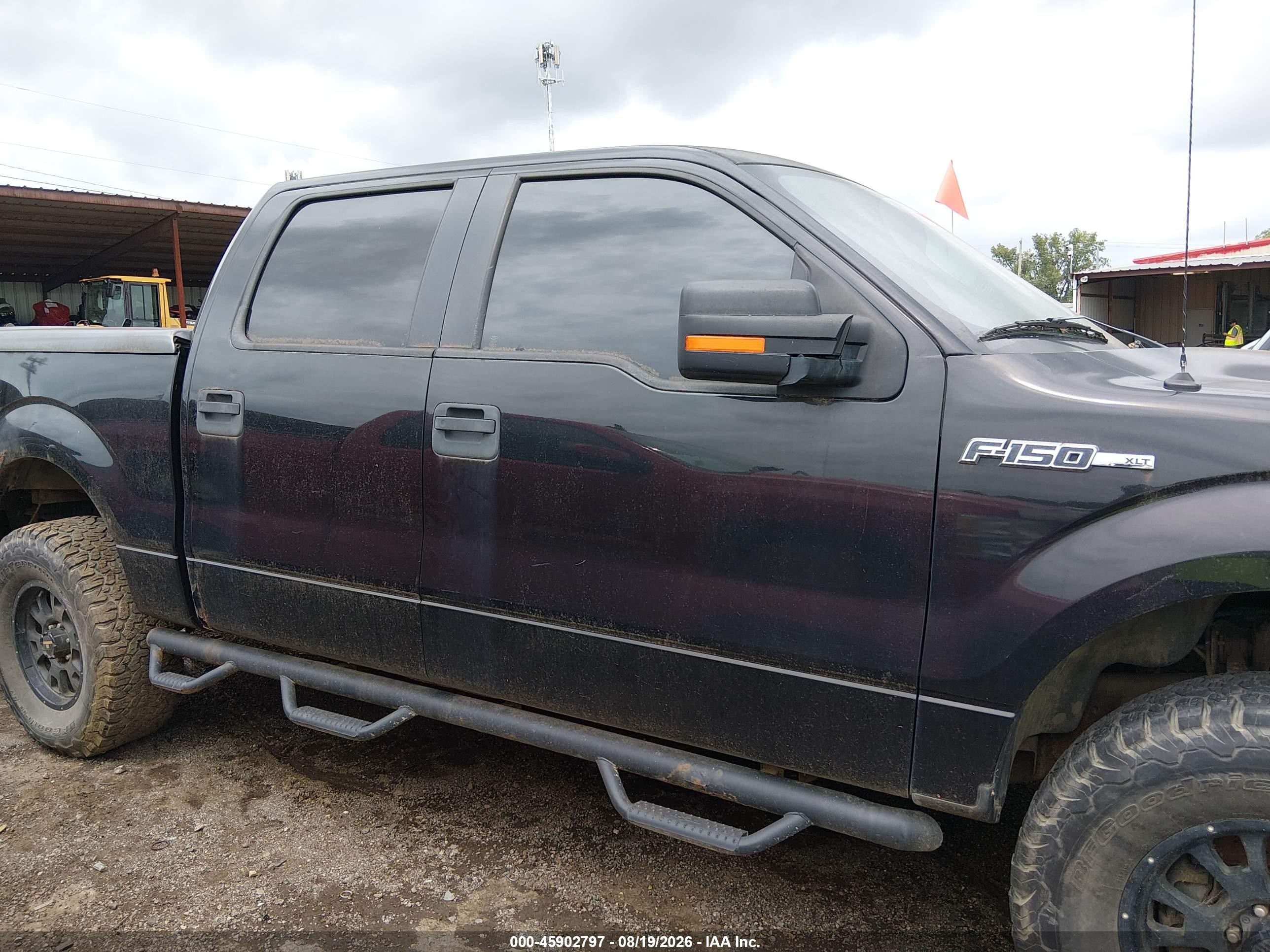 2012 Ford F150 Supercrew Черный vin: 1FTFW1EF6CFD00087
