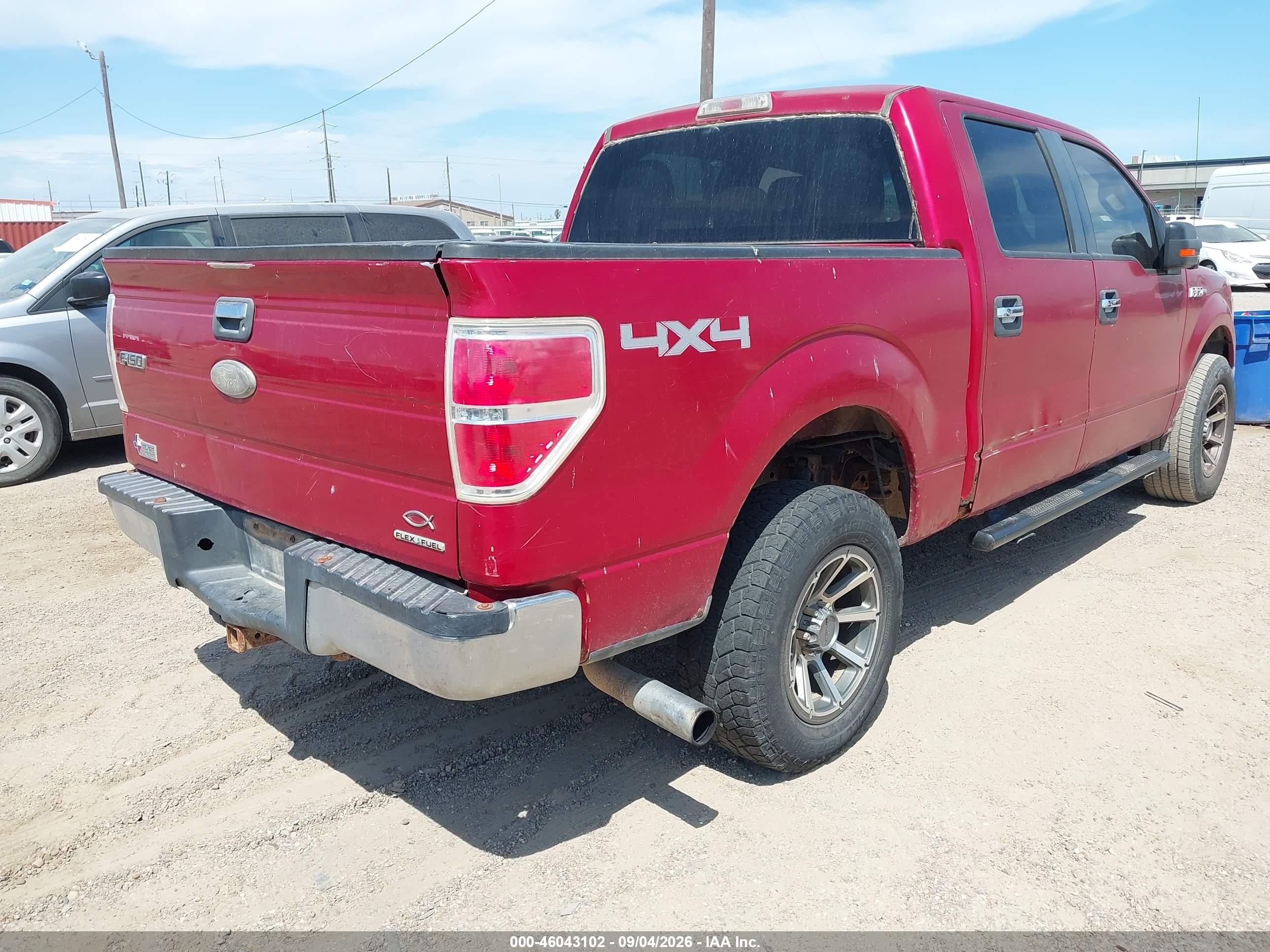 2012 Ford F-150 Xlt Красный vin: 1FTFW1EF6CKD13316