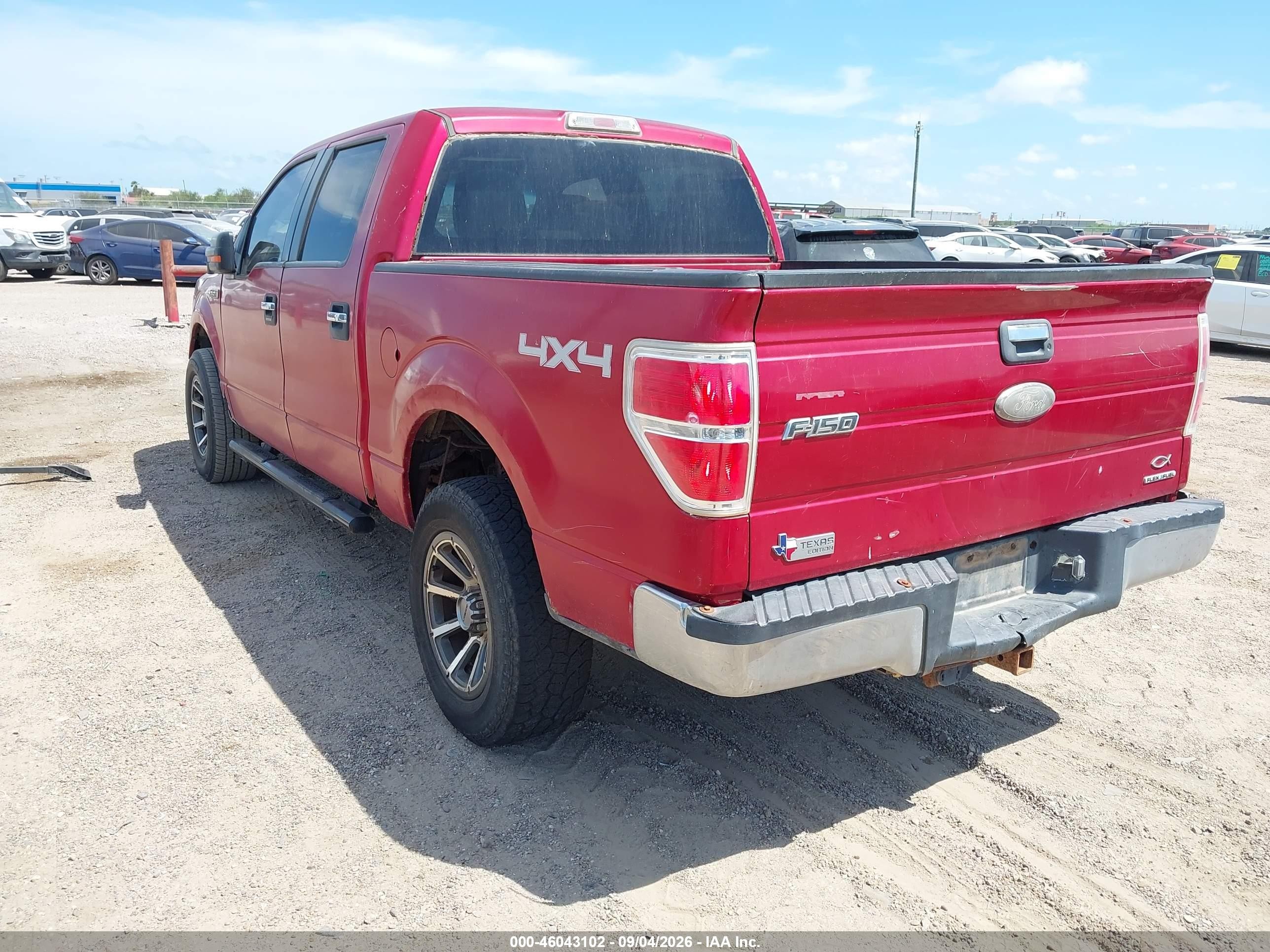 2012 Ford F-150 Xlt Красный vin: 1FTFW1EF6CKD13316