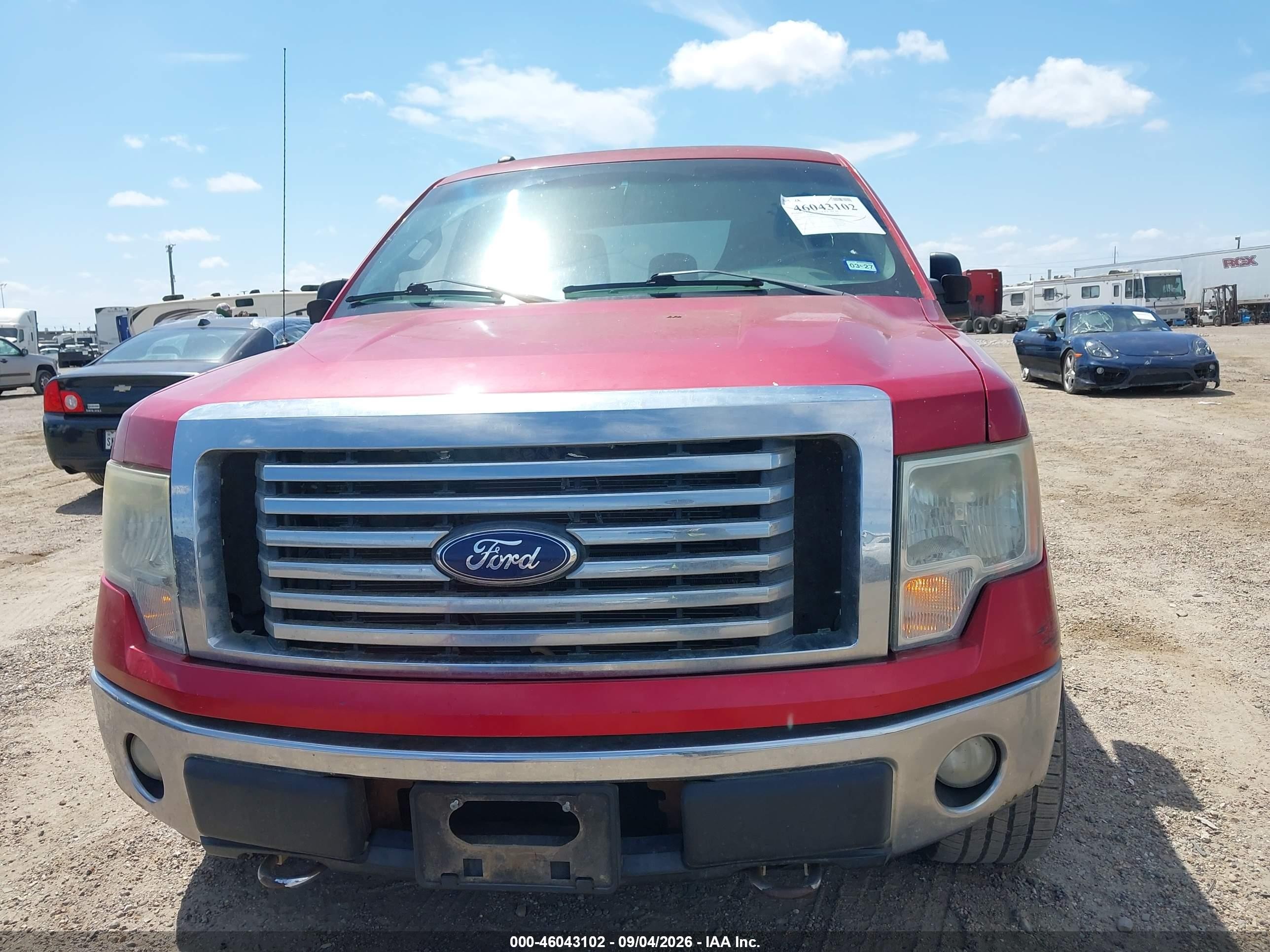 2012 Ford F-150 Xlt Красный vin: 1FTFW1EF6CKD13316