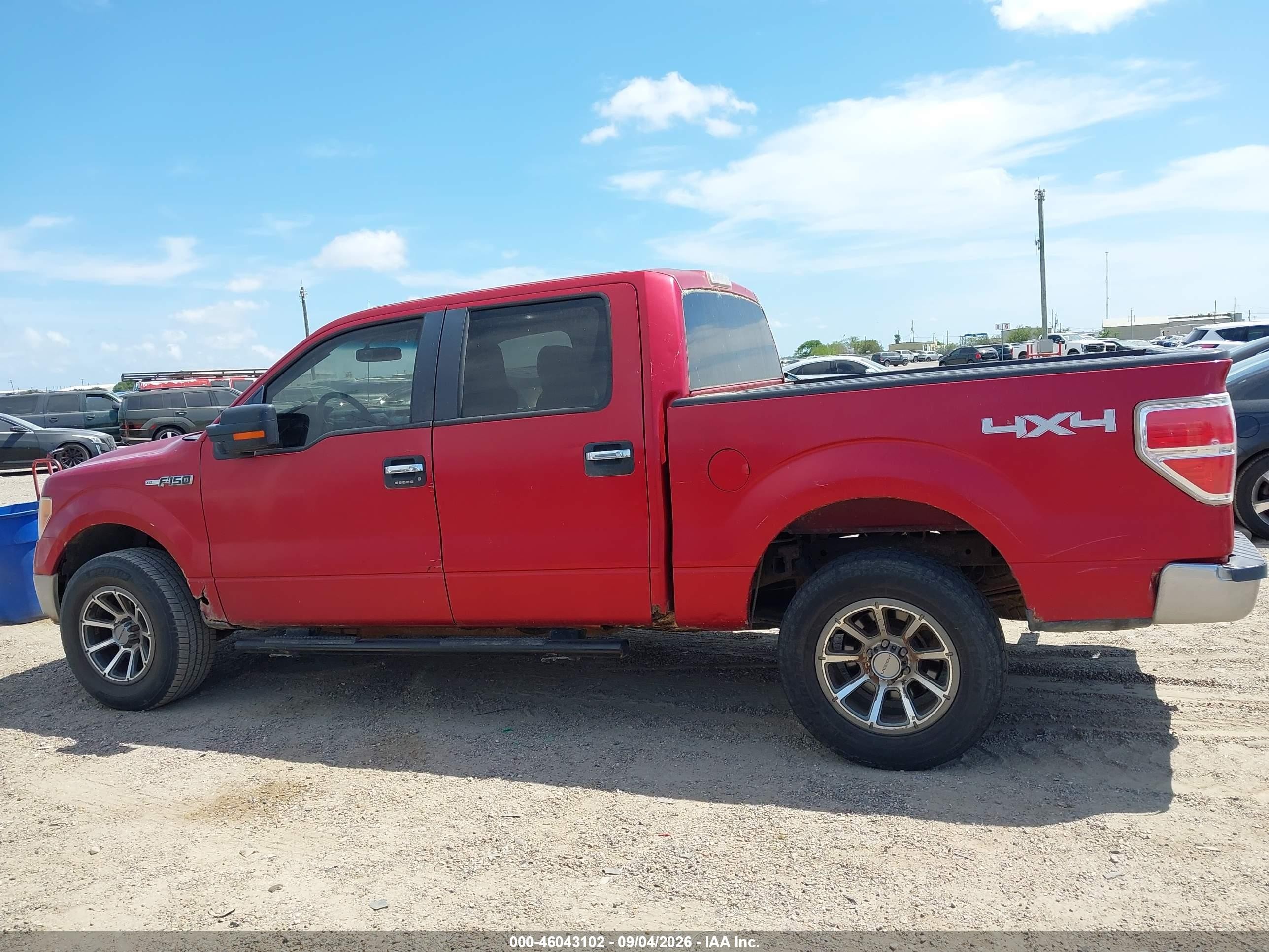 2012 Ford F-150 Xlt Красный vin: 1FTFW1EF6CKD13316