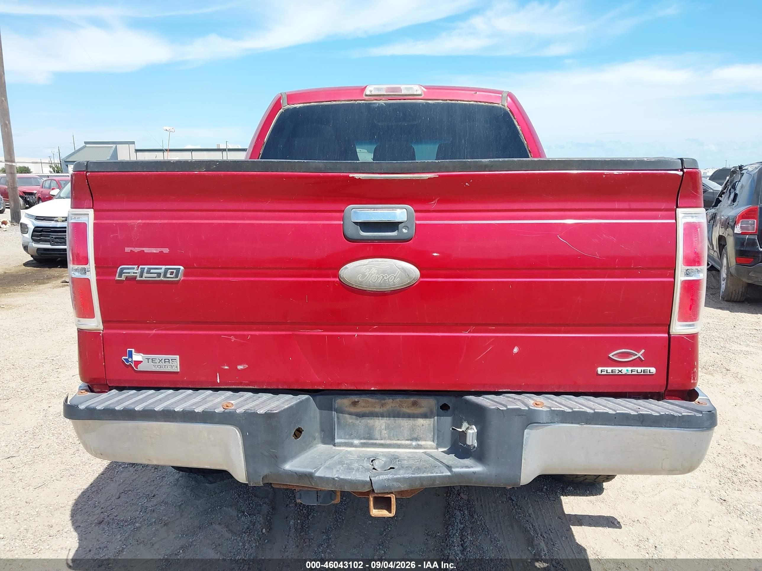 2012 Ford F-150 Xlt Красный vin: 1FTFW1EF6CKD13316