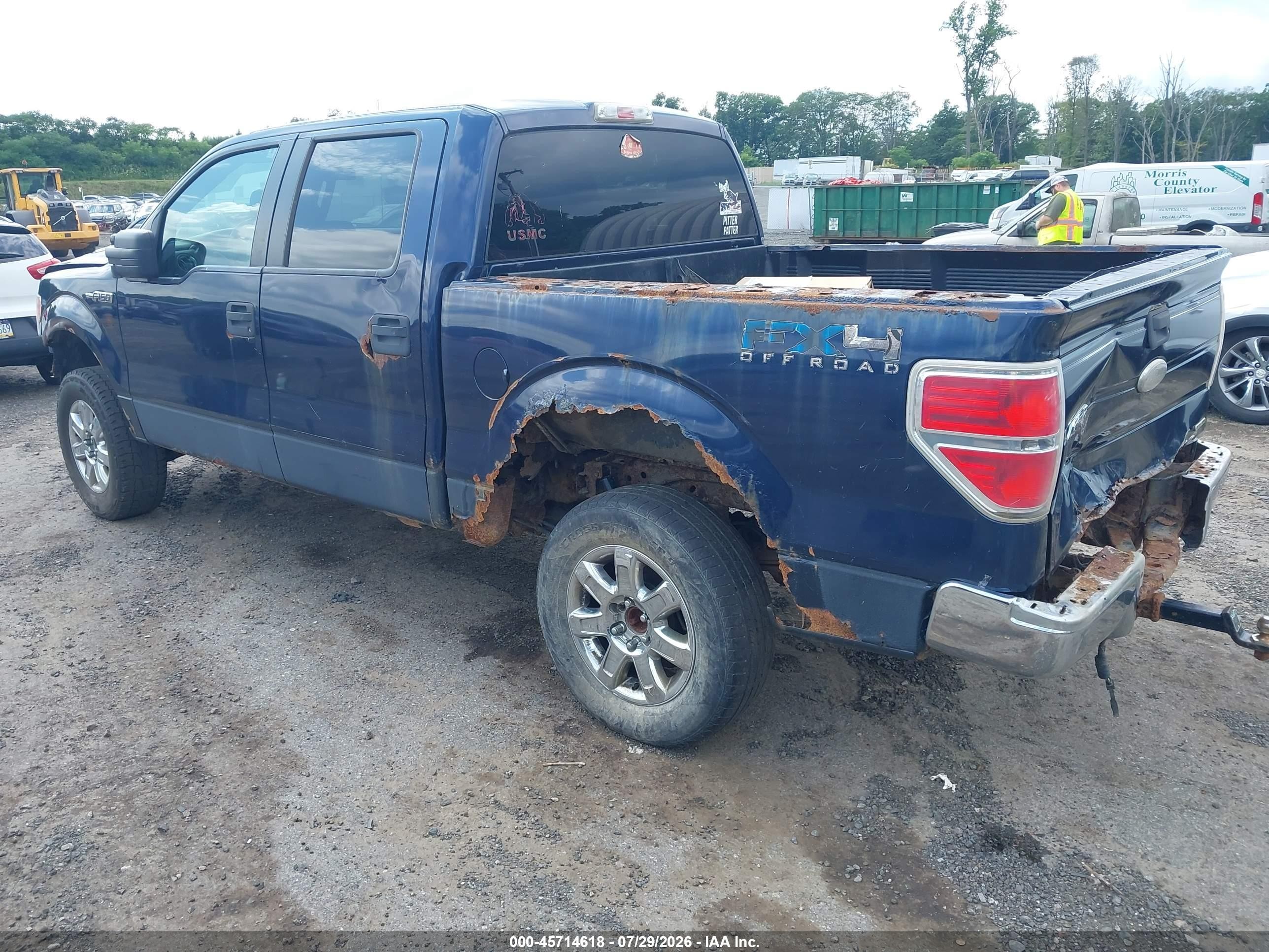 2012 Ford F-150 Xlt Blue vin: 1FTFW1EF6CKD18497