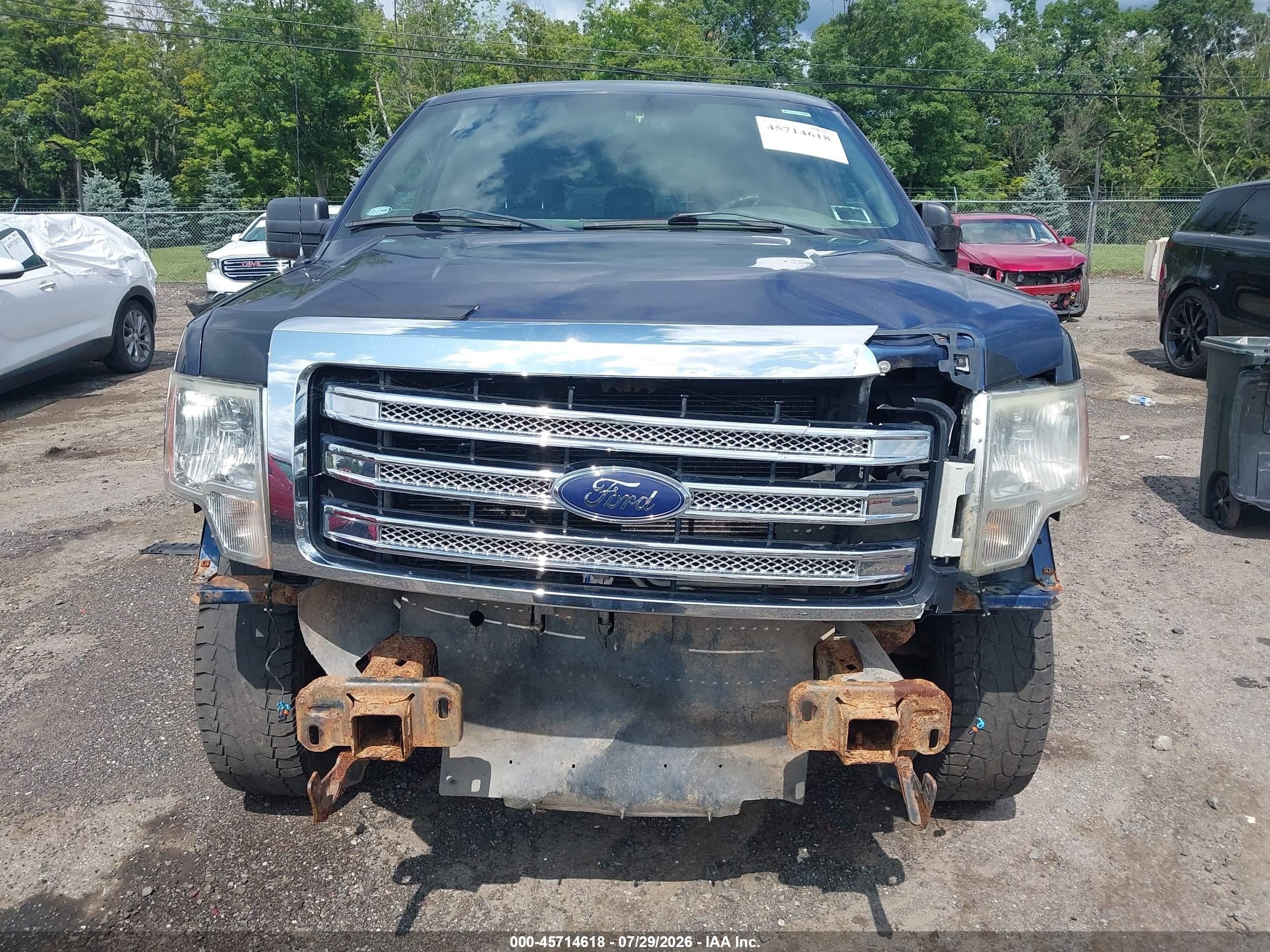 2012 Ford F-150 Xlt Blue vin: 1FTFW1EF6CKD18497