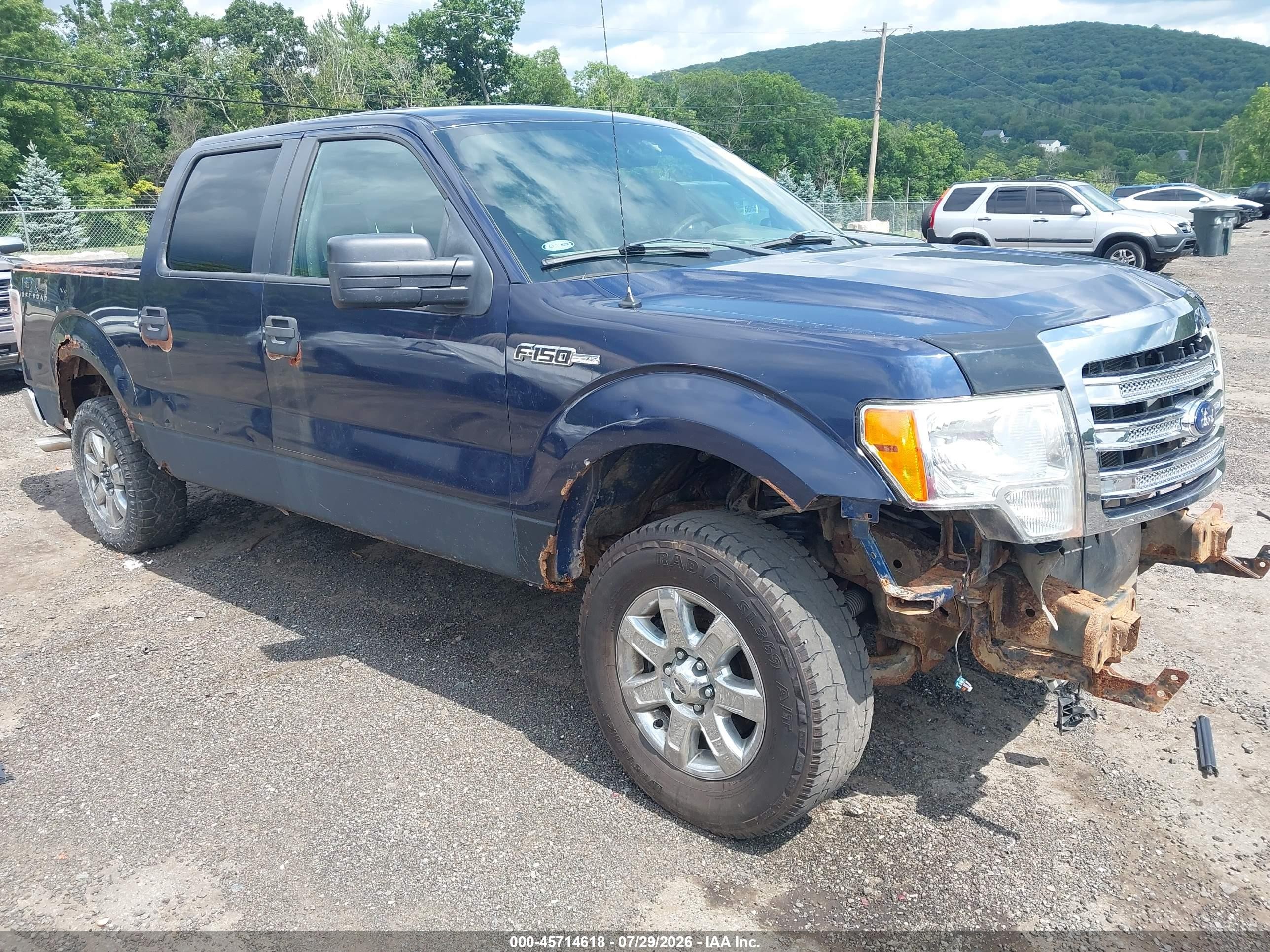 2012 Ford F-150 Xlt Синий vin: 1FTFW1EF6CKD18497