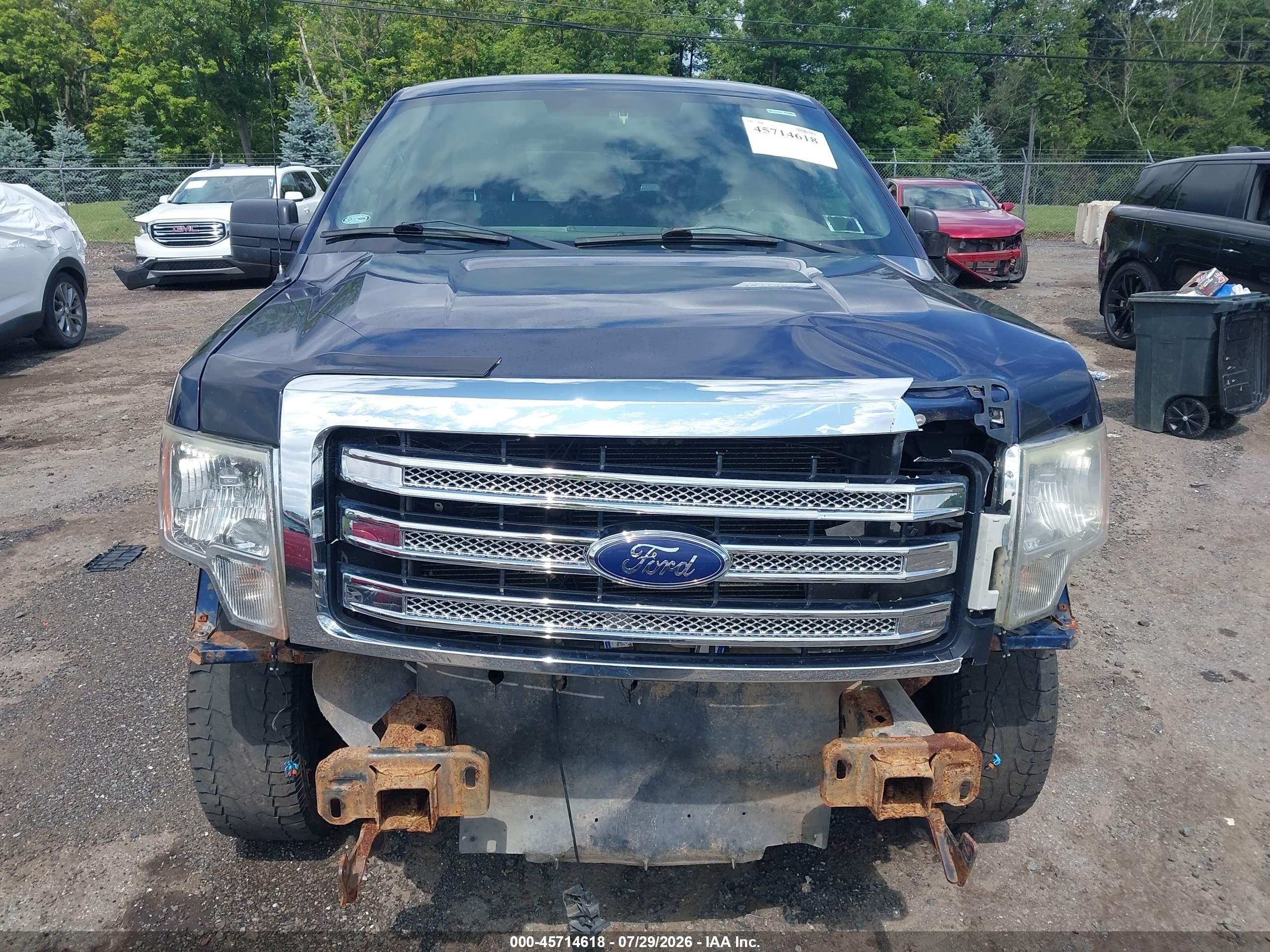 2012 Ford F-150 Xlt Blue vin: 1FTFW1EF6CKD18497