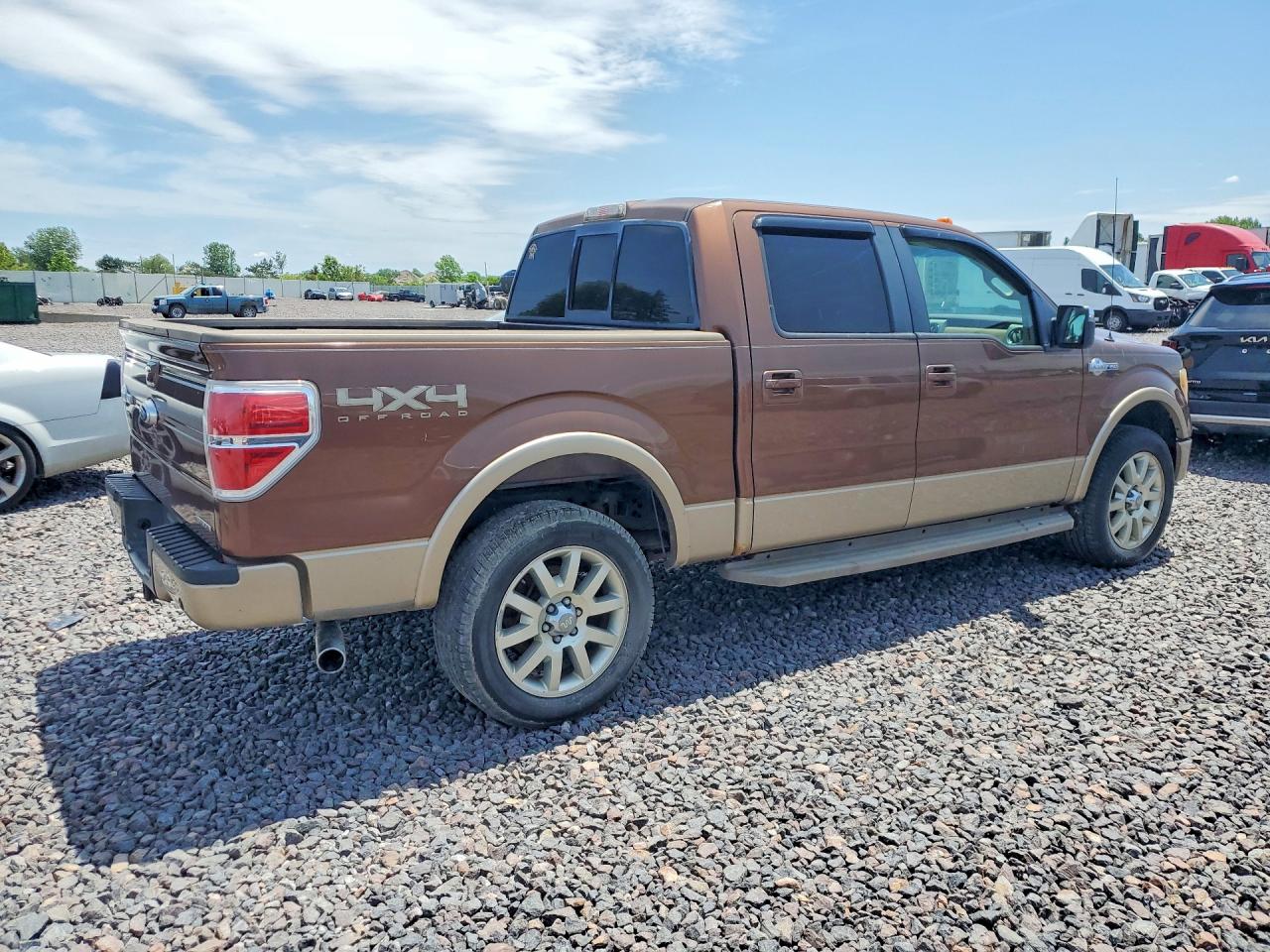 2012 Ford F150 Supercrew Brown vin: 1FTFW1EF6CKD28768