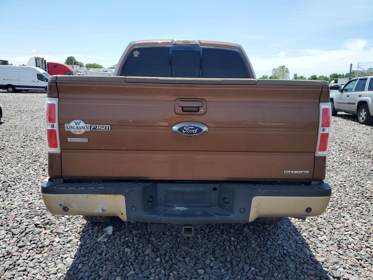 2012 Ford F150 Supercrew Brown vin: 1FTFW1EF6CKD28768