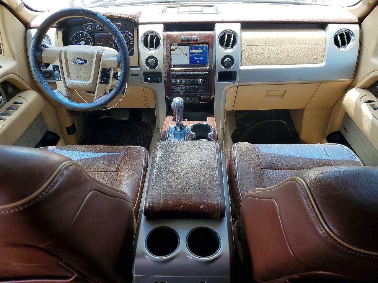 2012 Ford F150 Supercrew Brown vin: 1FTFW1EF6CKD28768