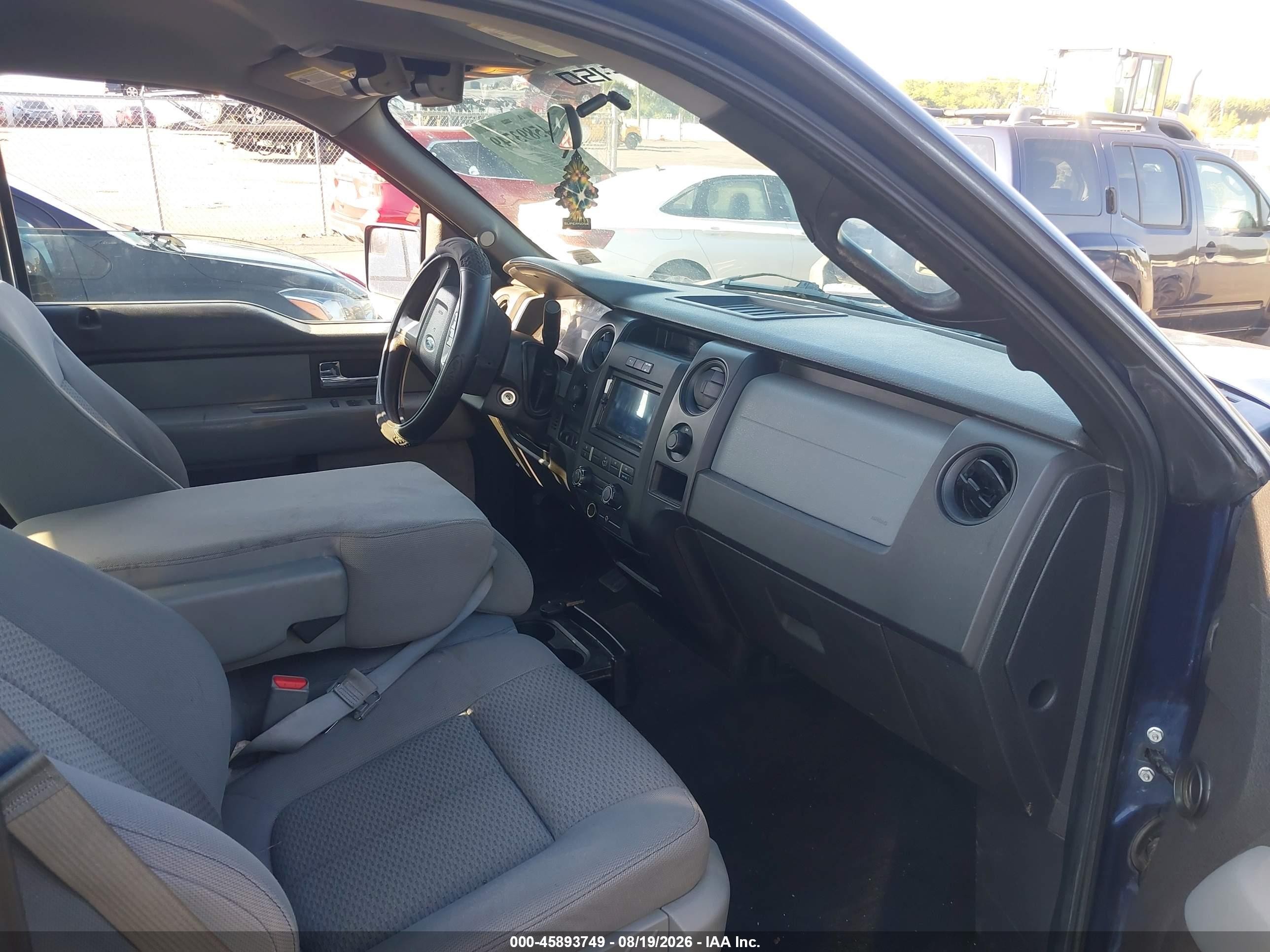2012 Ford F-150 Xl Blue vin: 1FTFW1EF6CKD29225