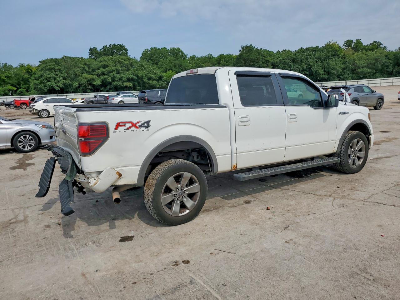 2012 Ford F150 Supercrew White vin: 1FTFW1EF6CKD77789