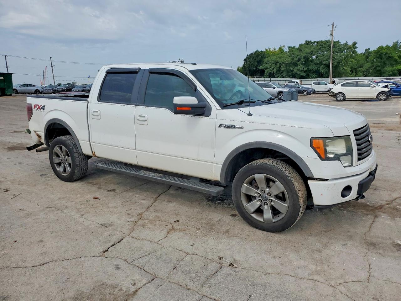 2012 Ford F150 Supercrew White vin: 1FTFW1EF6CKD77789
