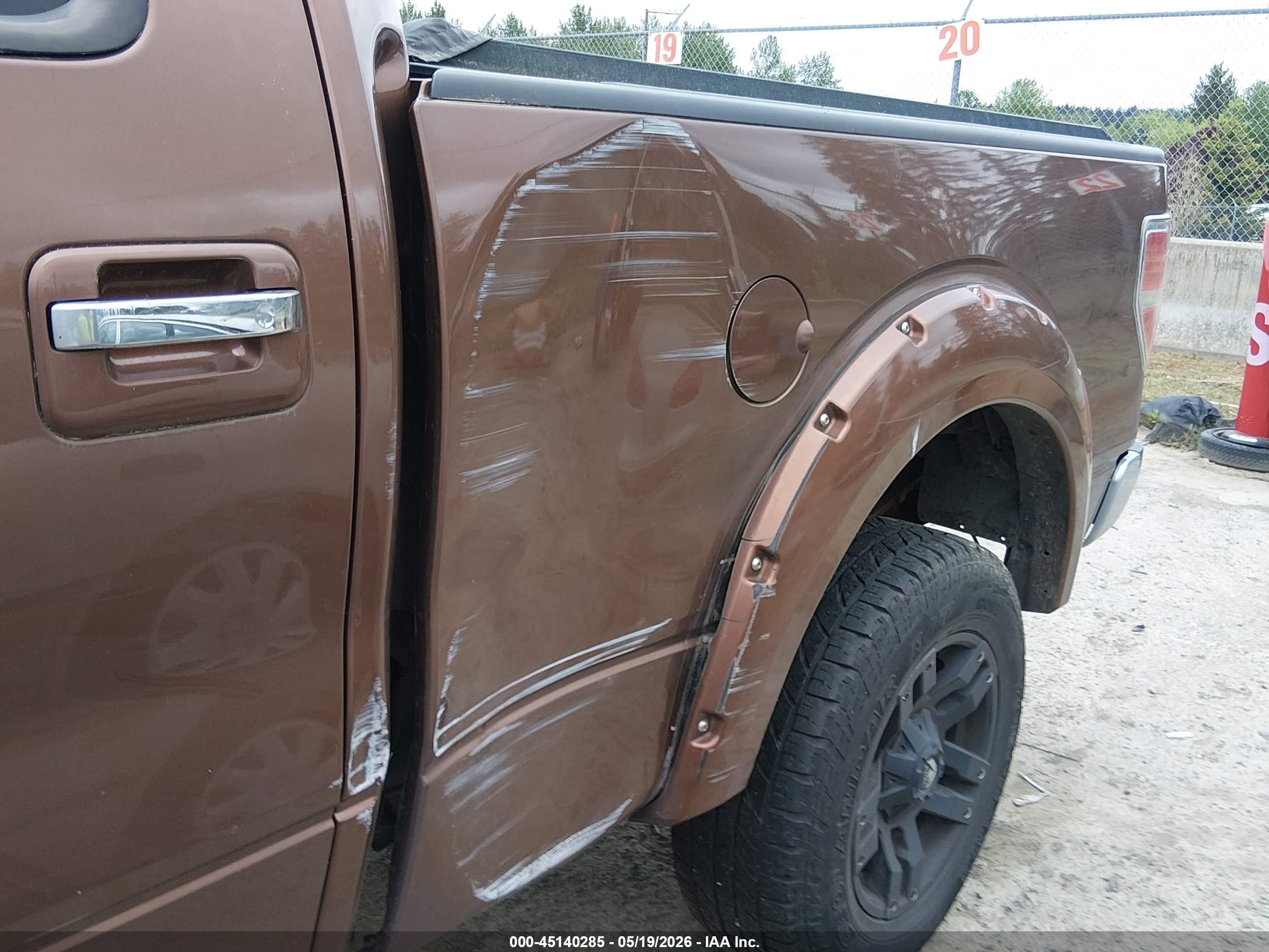 2012 Ford F-150 Lariat Brown vin: 1FTFW1EF6CKE11892