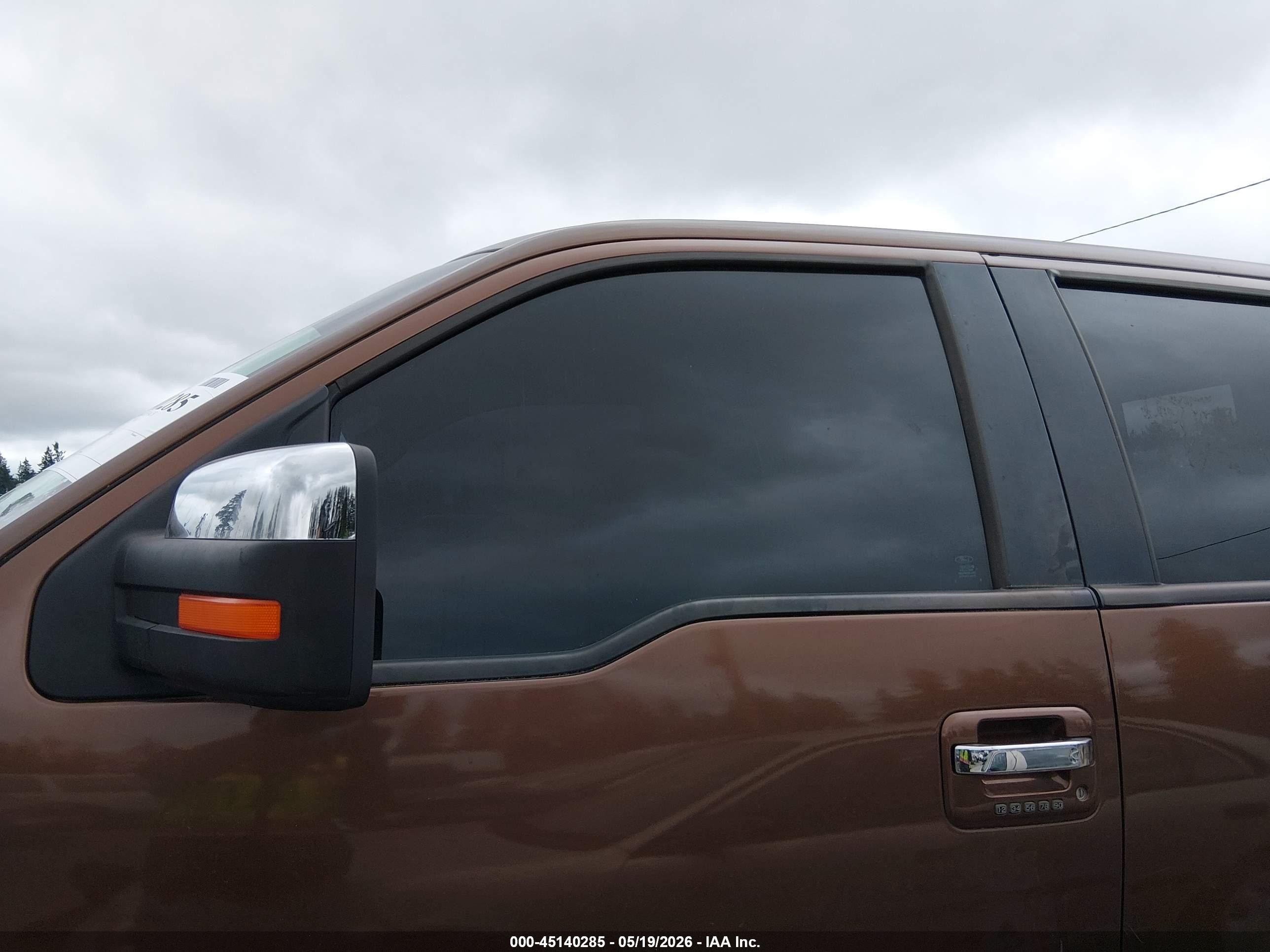 2012 Ford F-150 Lariat Brown vin: 1FTFW1EF6CKE11892