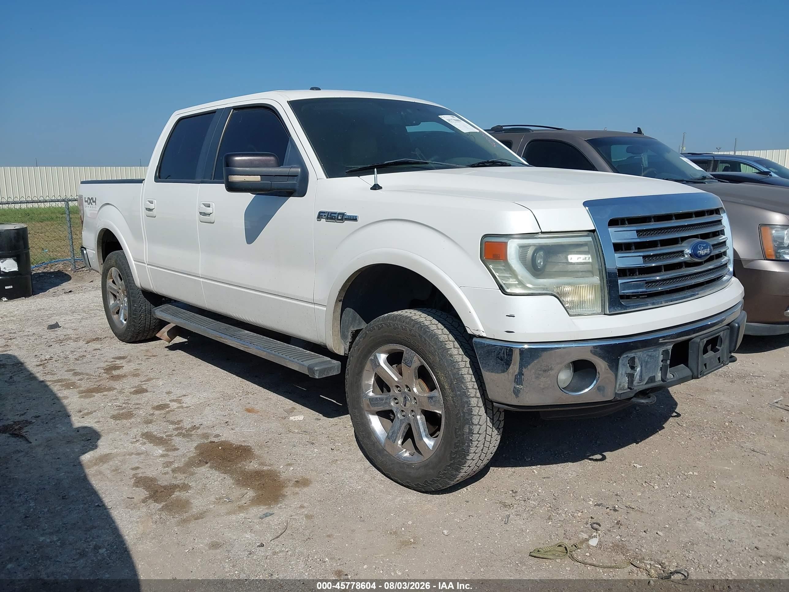 2013 Ford F-150 Lariat Black vin: 1FTFW1EF6DFA90723