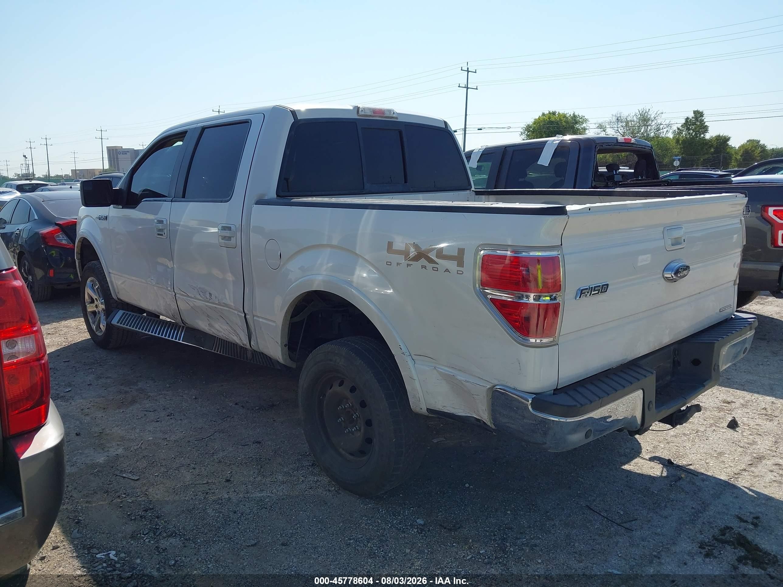 2013 Ford F-150 Lariat Black vin: 1FTFW1EF6DFA90723