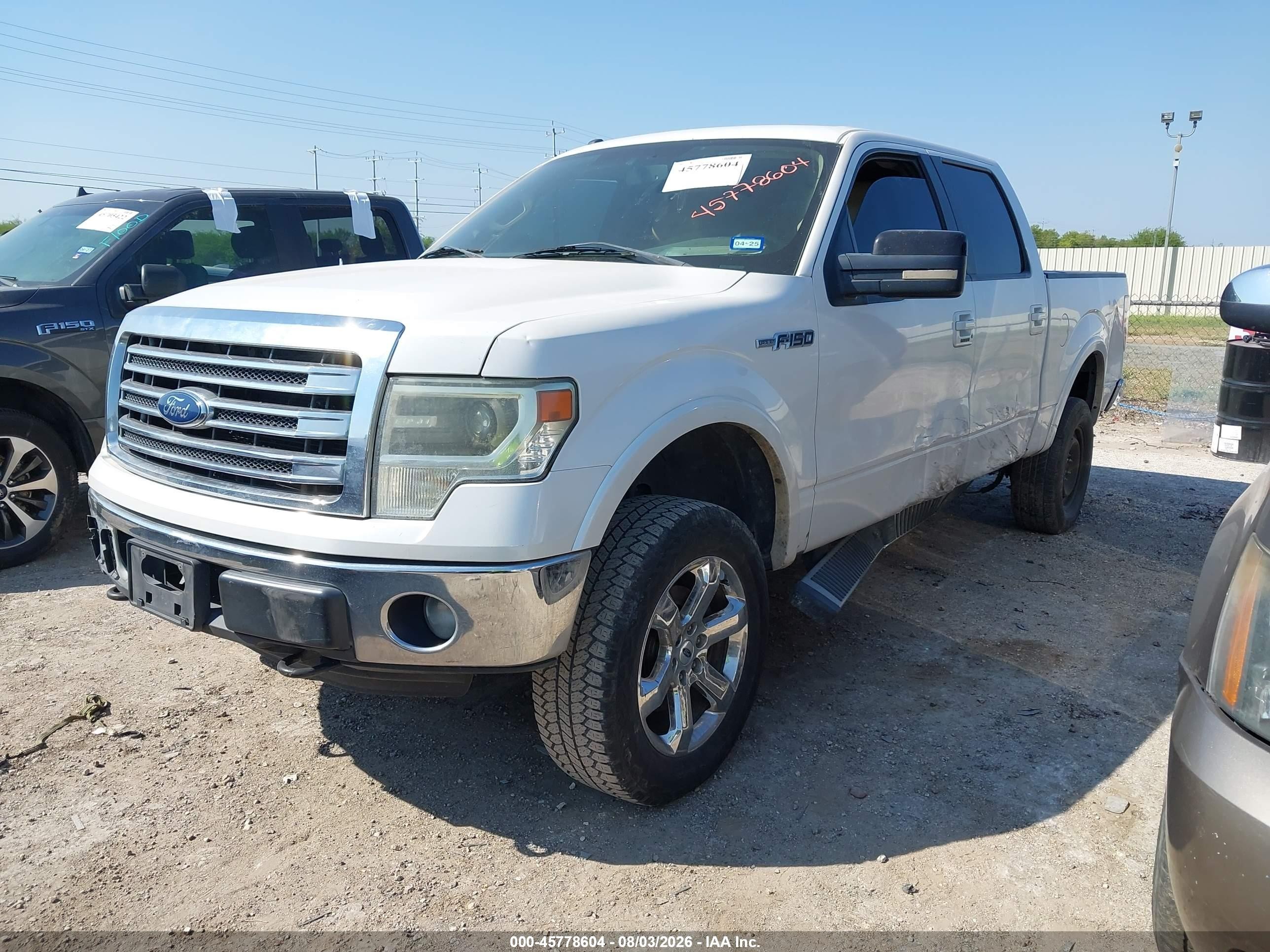 2013 Ford F-150 Lariat Black vin: 1FTFW1EF6DFA90723