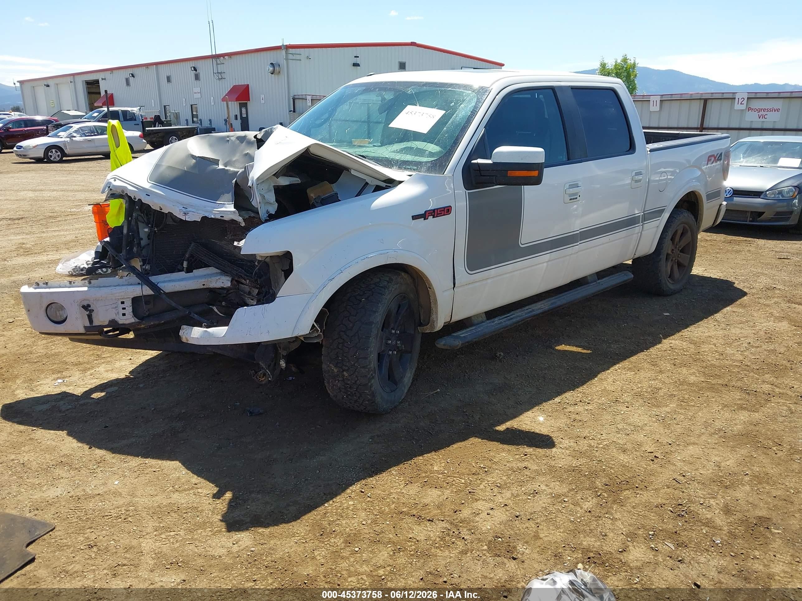 2013 Ford F-150 Fx4 White vin: 1FTFW1EF6DFB45767