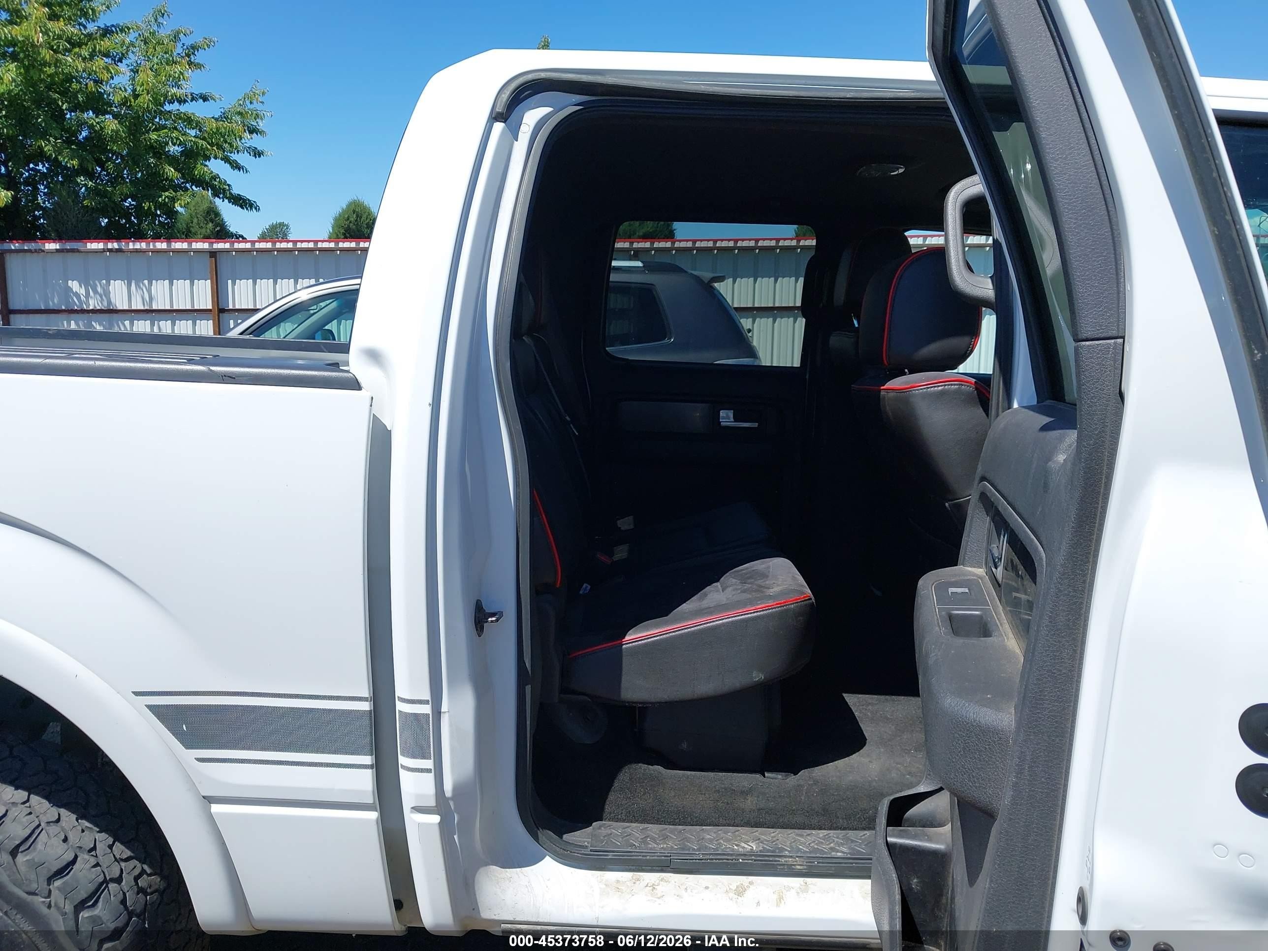2013 Ford F-150 Fx4 White vin: 1FTFW1EF6DFB45767