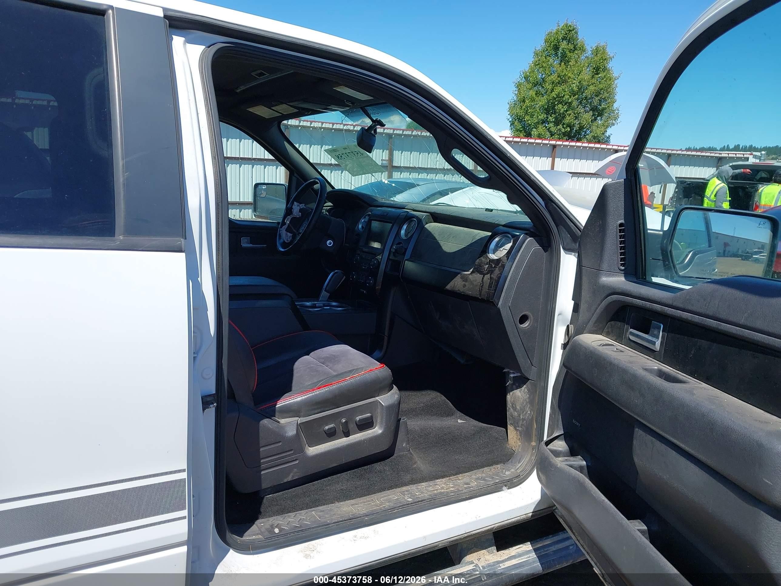 2013 Ford F-150 Fx4 White vin: 1FTFW1EF6DFB45767