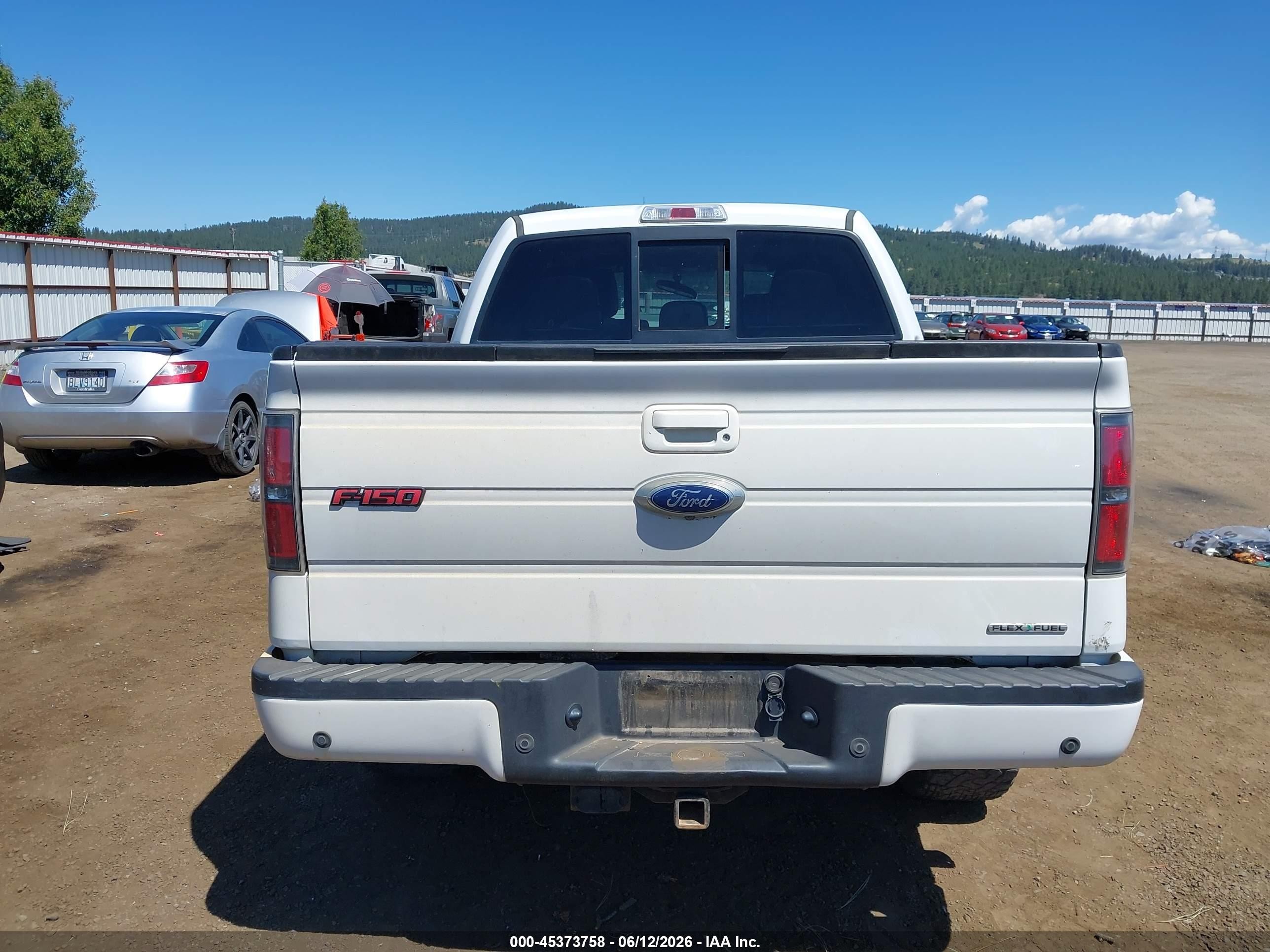 2013 Ford F-150 Fx4 White vin: 1FTFW1EF6DFB45767