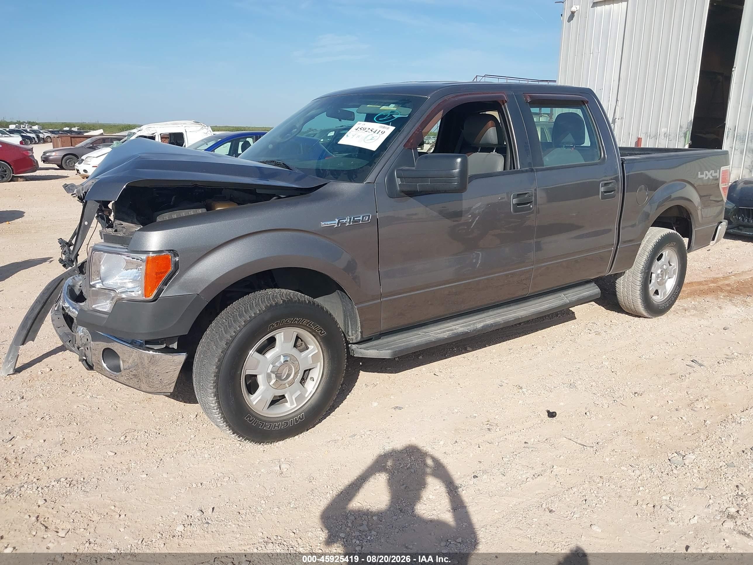 2013 Ford F-150 Xl Gray vin: 1FTFW1EF6DFB89669