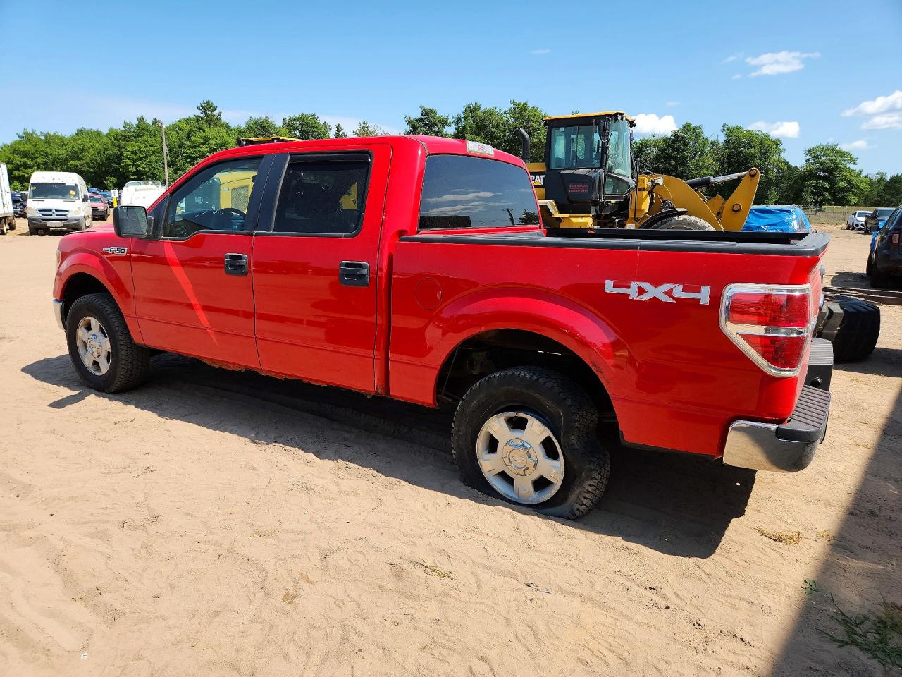 2013 Ford F150 Supercrew Red vin: 1FTFW1EF6DFC08396