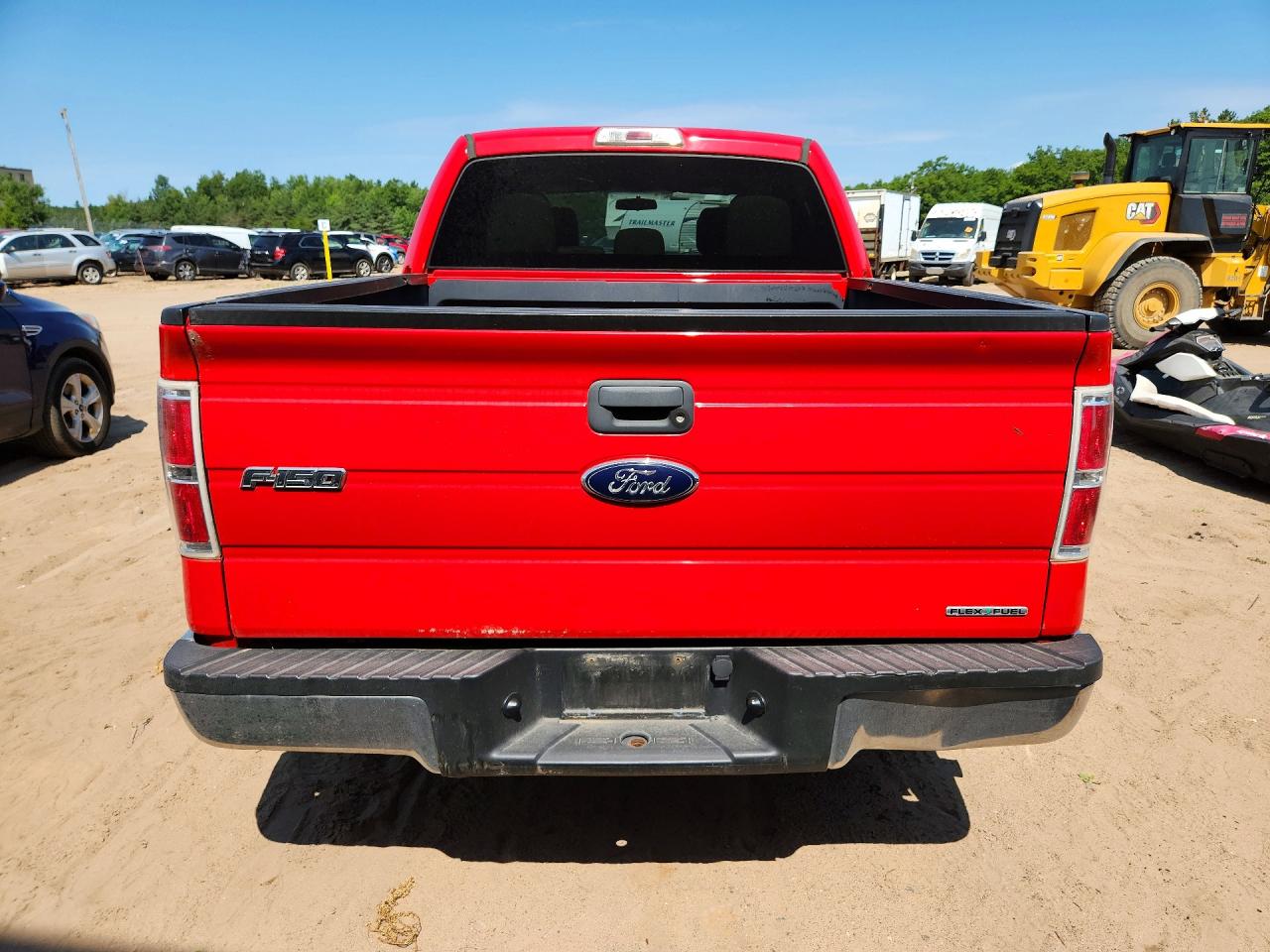 2013 Ford F150 Supercrew Red vin: 1FTFW1EF6DFC08396